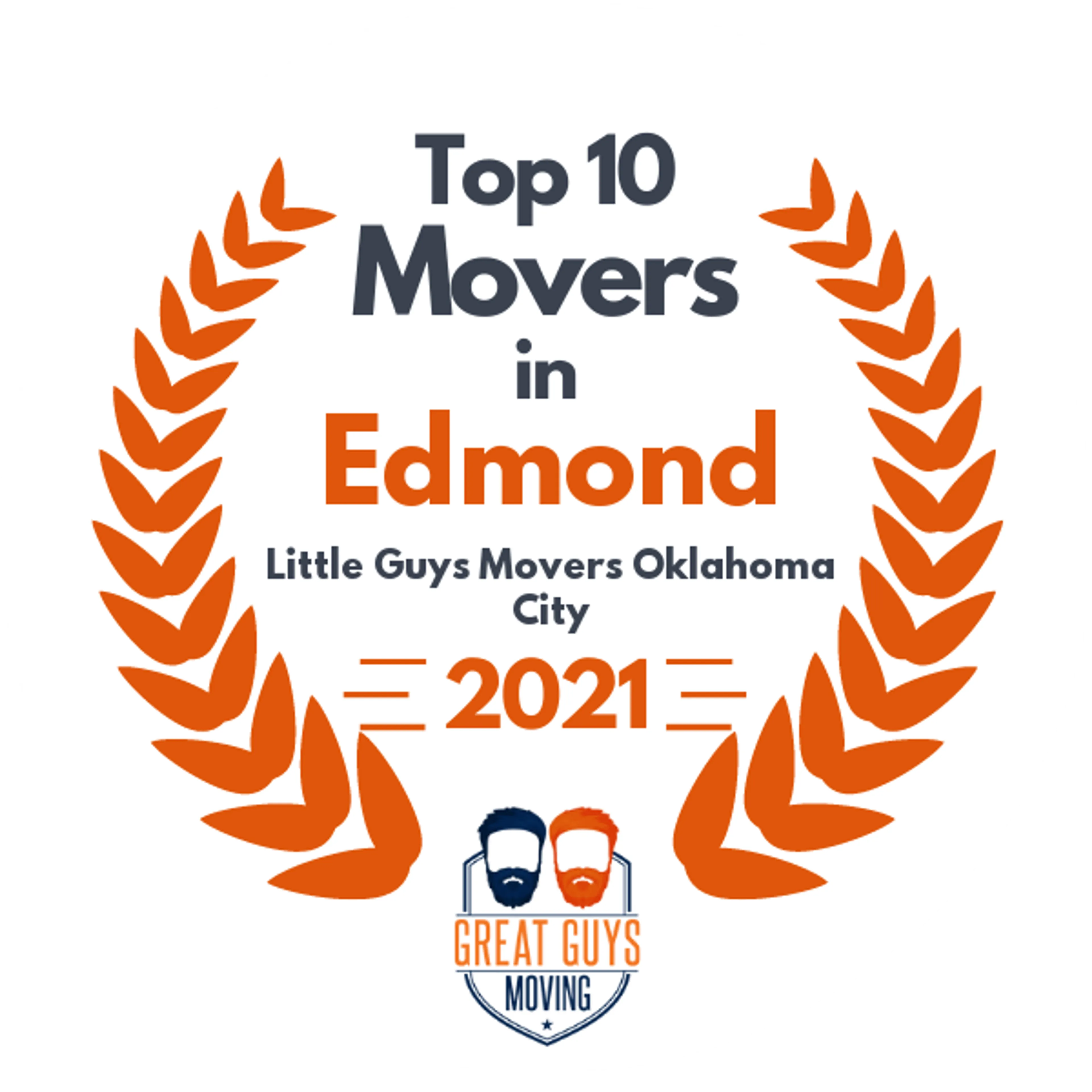Top 10 Movers in Weatherford, OK 2021 award