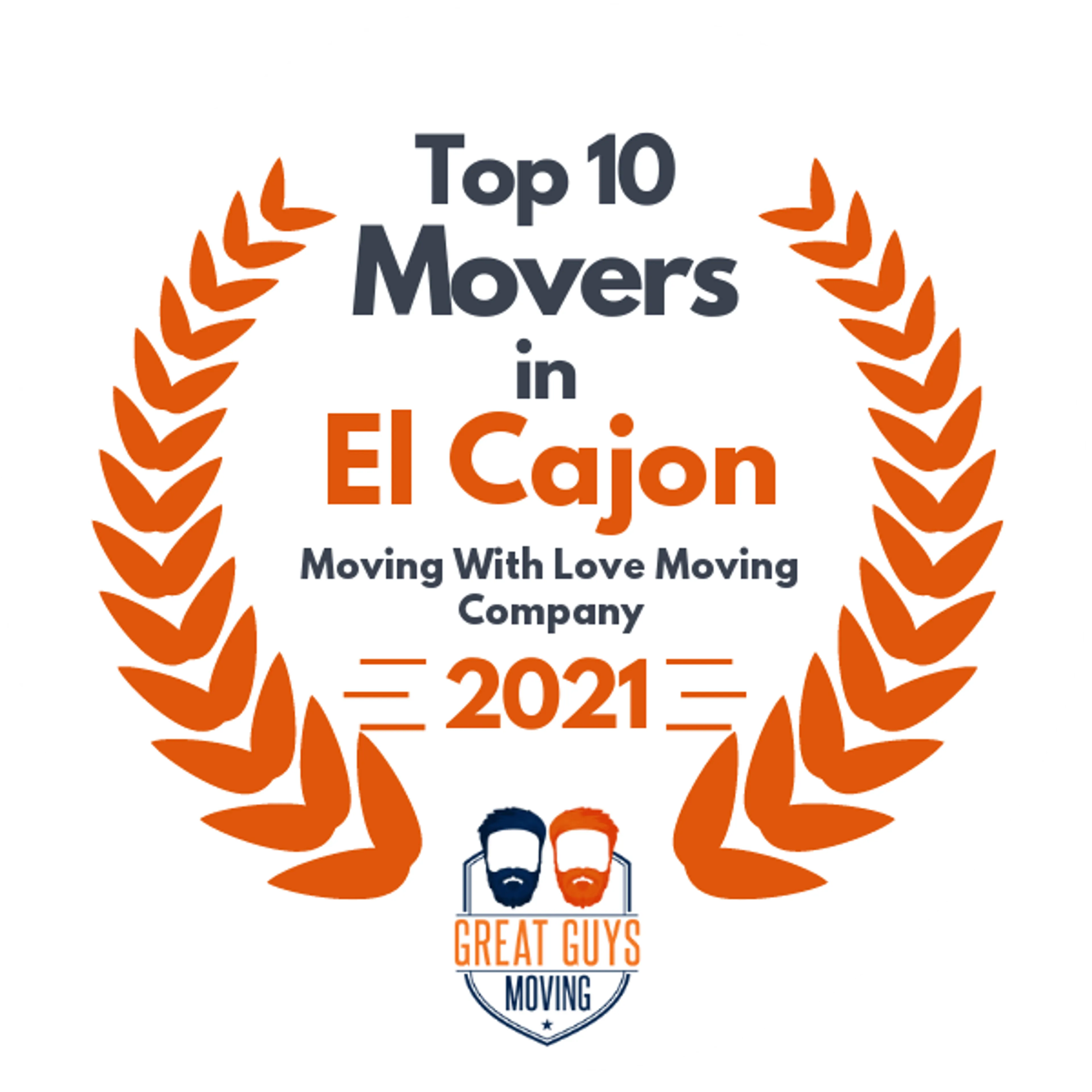 Top 10 Movers in National City, CA 2021 award