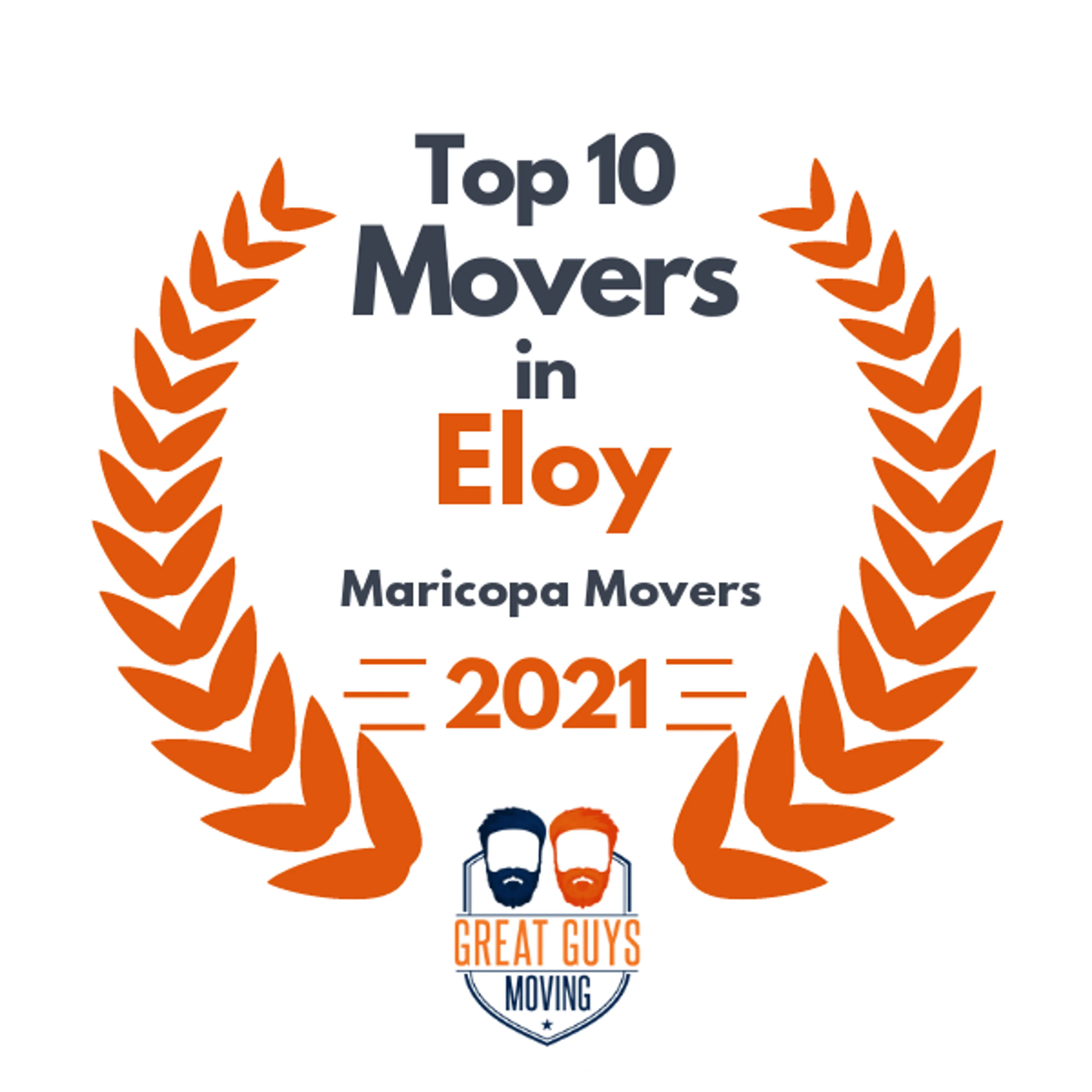 Top 10 Movers in Chandler, AZ 2021 award