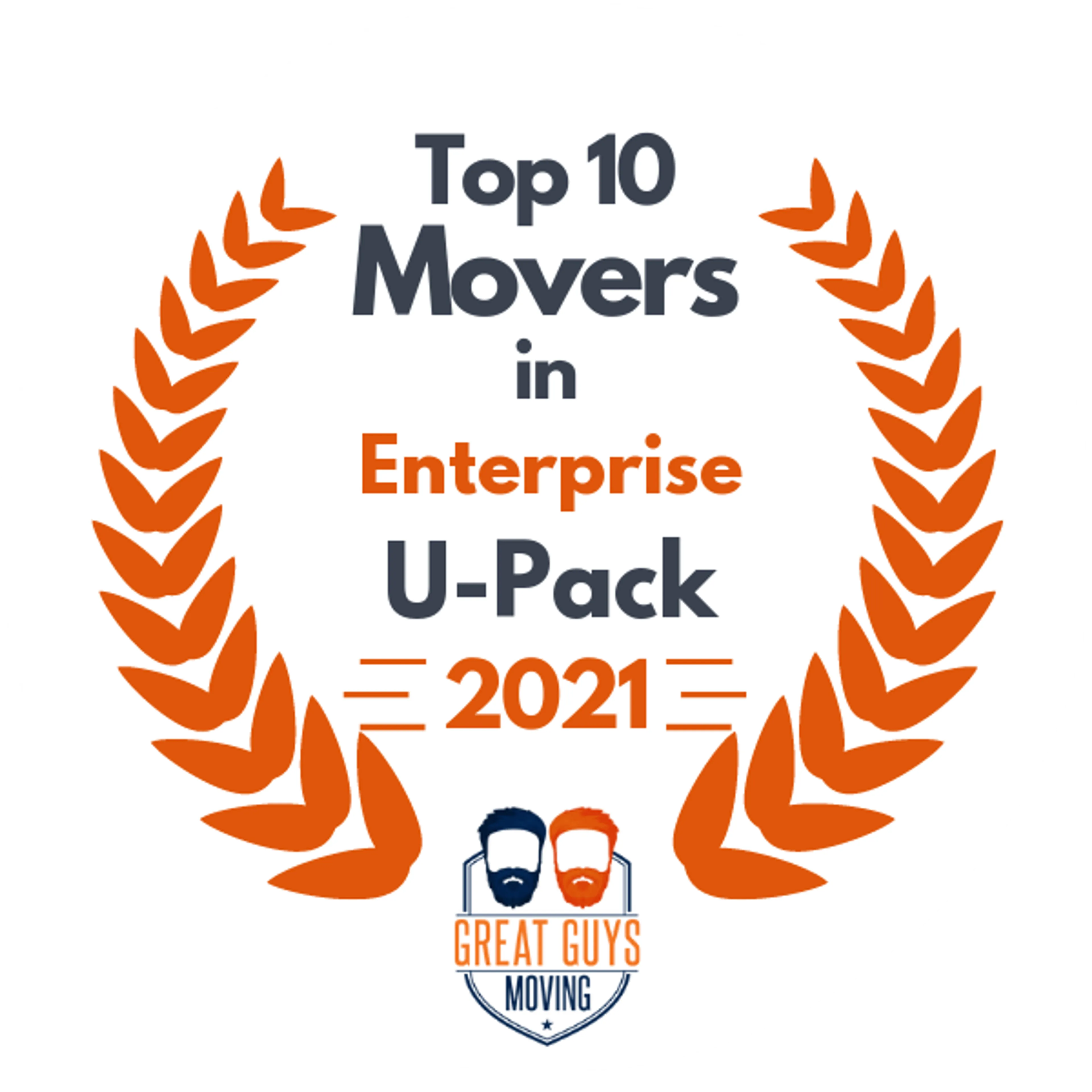 Top 10 Movers in Montgomery, AL 2021 award