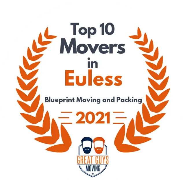 Top 10 Movers in Mansfield, TX 2021 award