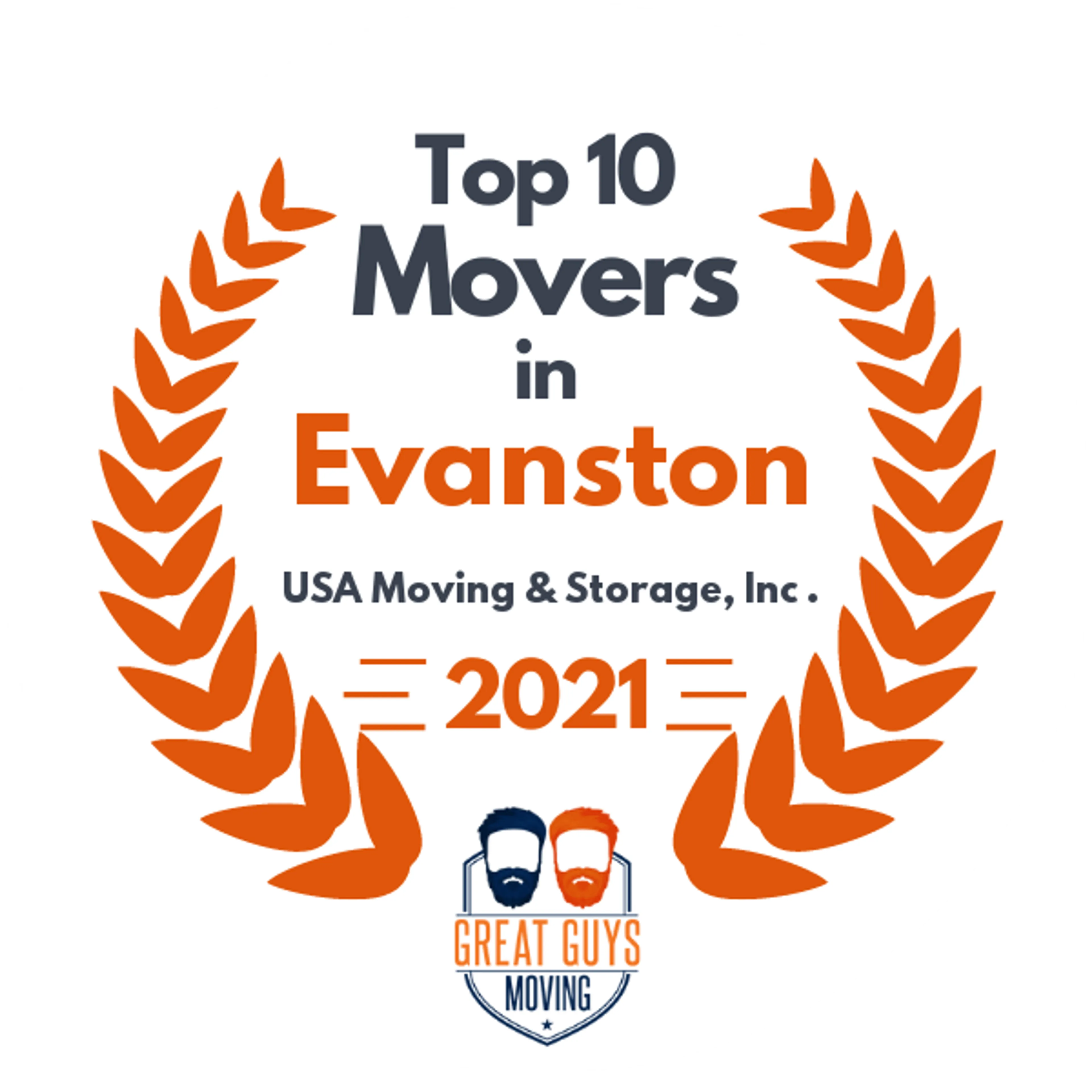 Top 10 Movers in Chicago, IL 2021 award