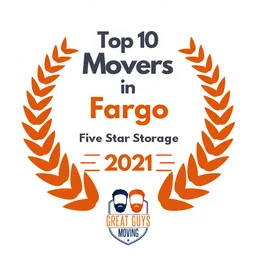 top 10 ranked movers in fargo 2021 five star storage image