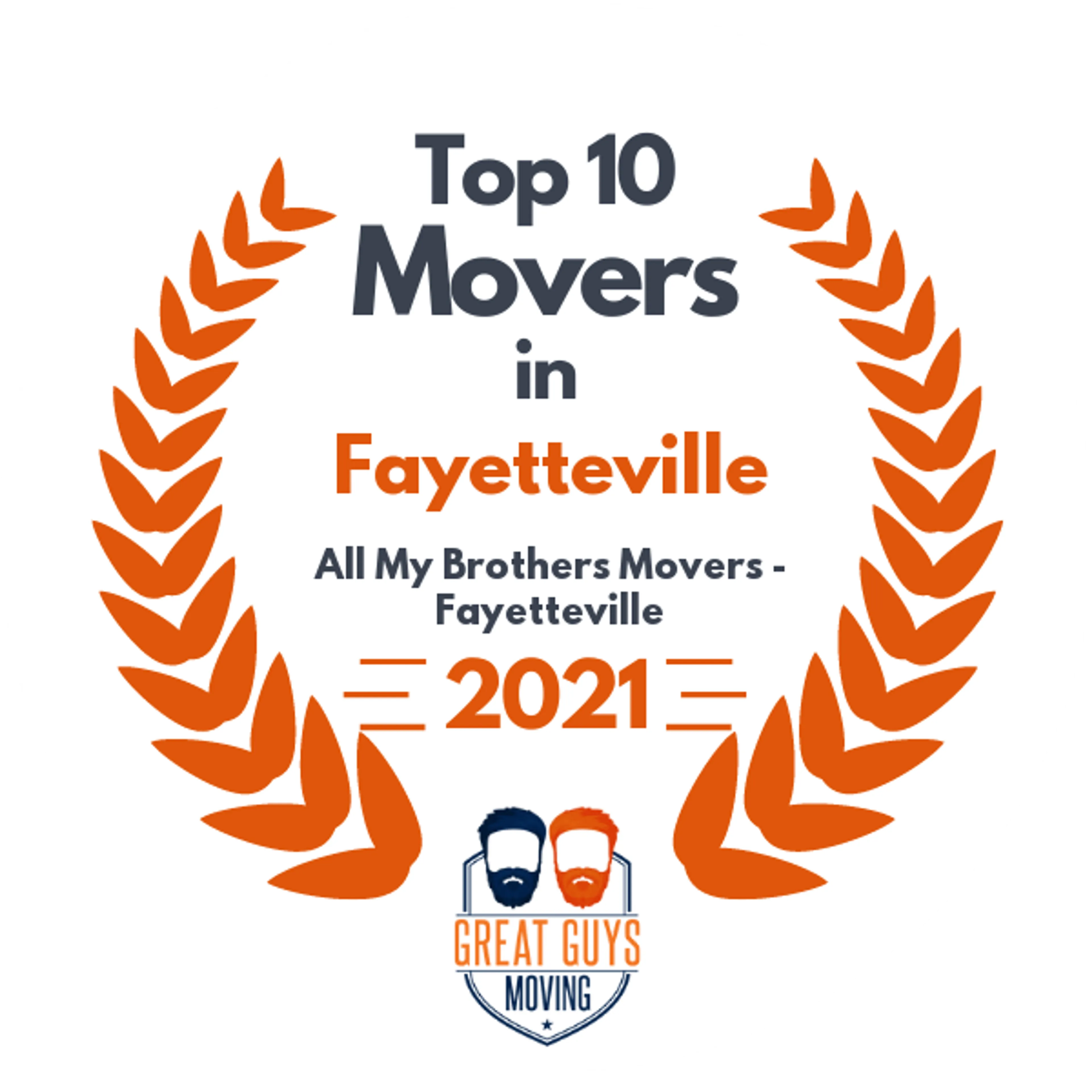 Top 10 Movers in Fort Smith, AR 2021 award