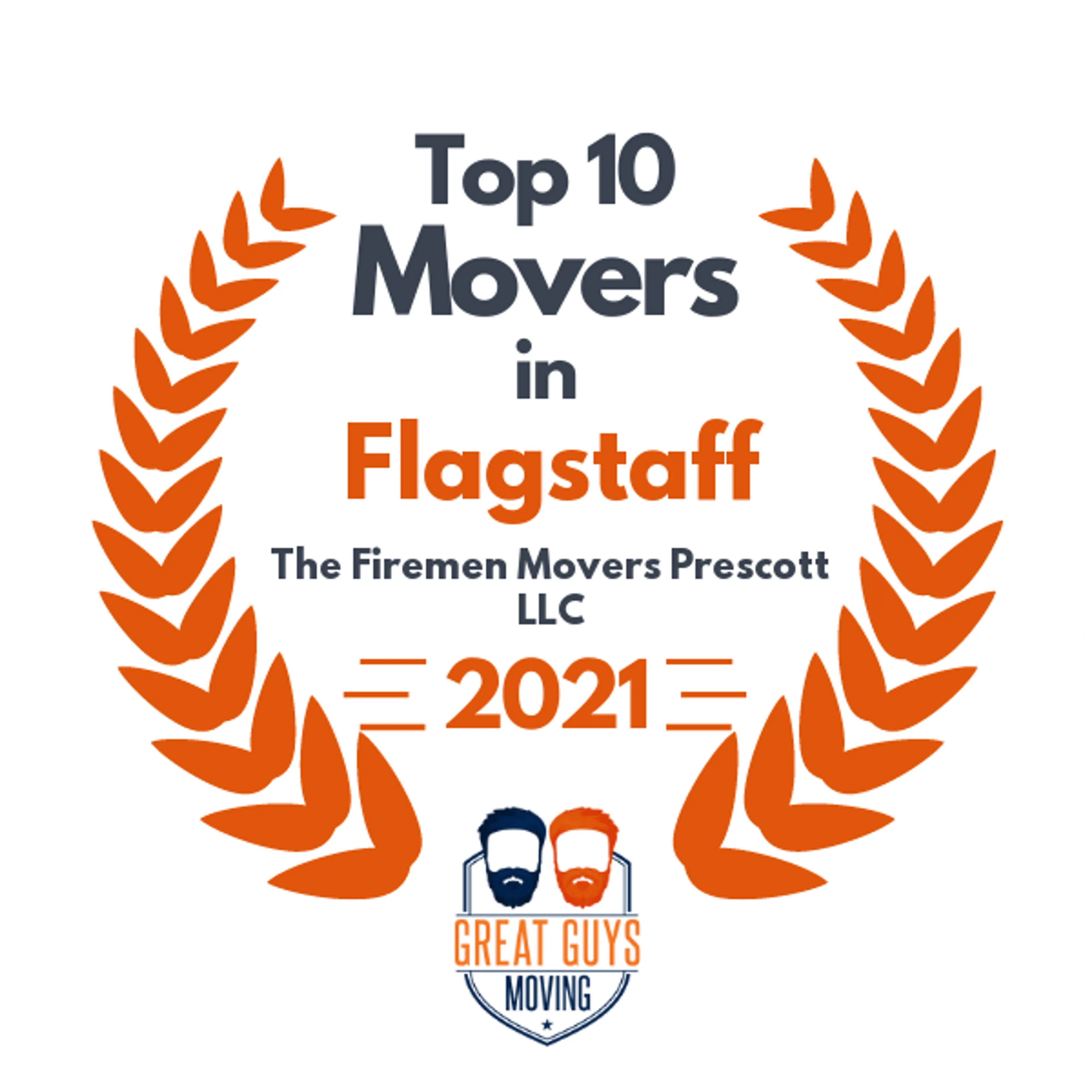 Top 10 Movers in Flagstaff, AZ 2021 award