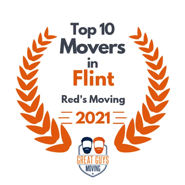 Top 10 Movers in Flint, MI 2021 award