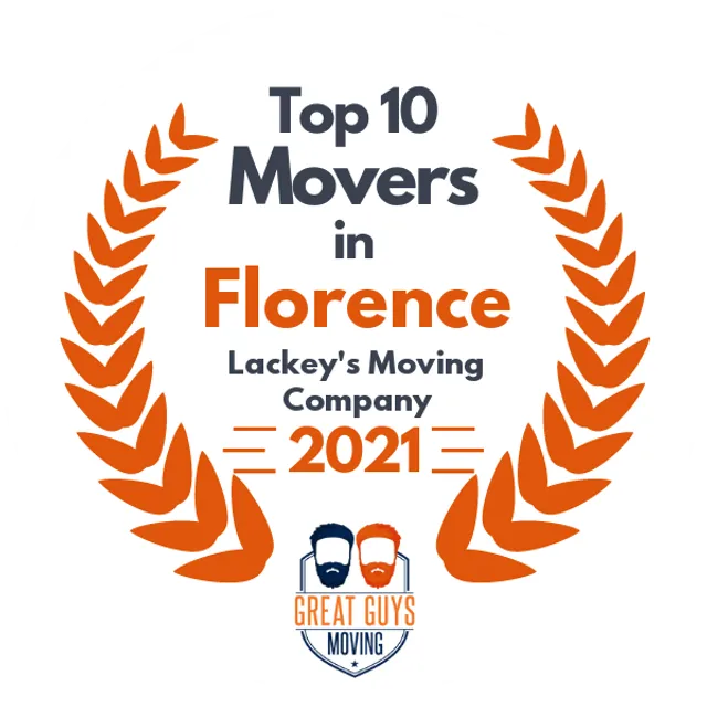 Top 10 Movers in Birmingham, AL 2021 award