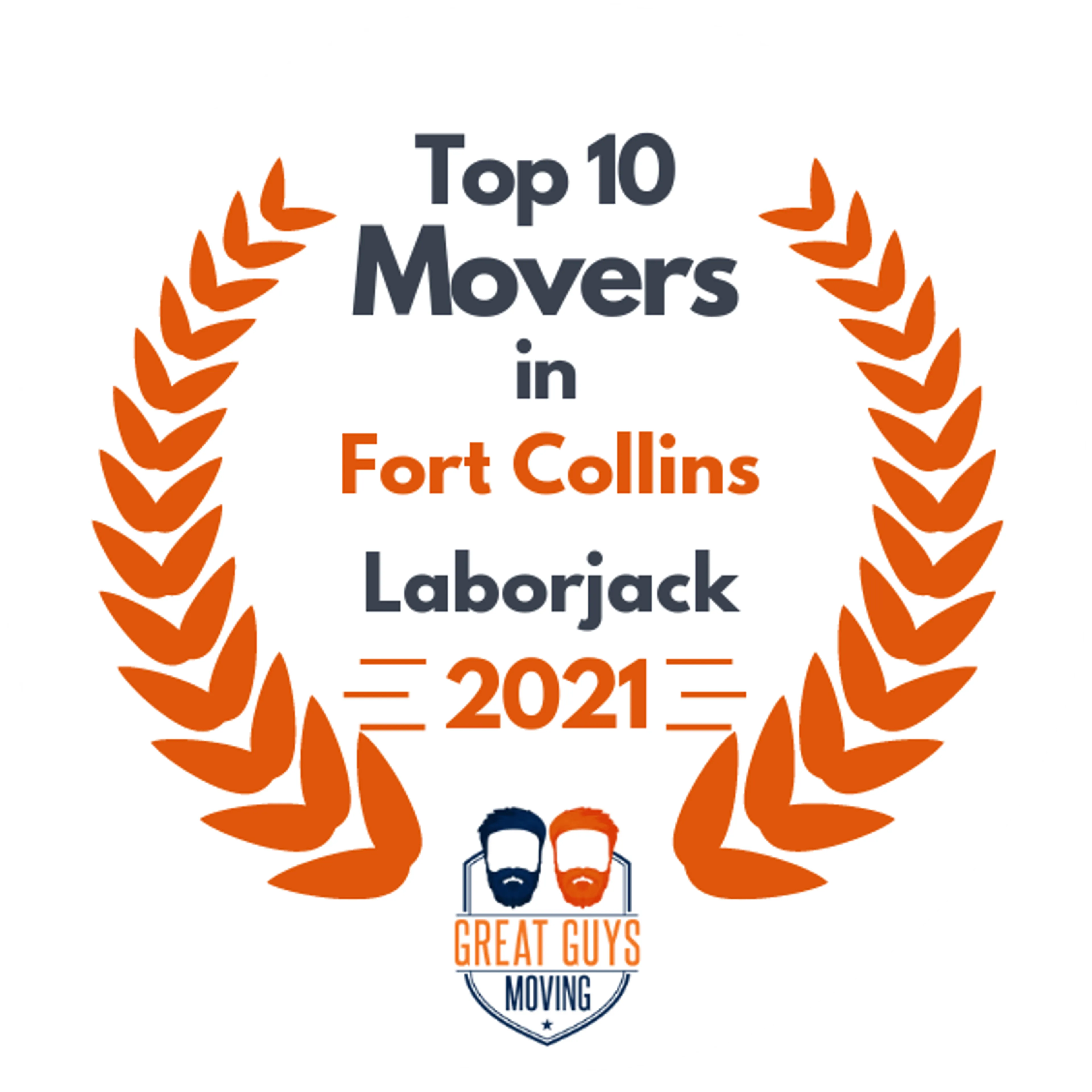 Top 10 Movers in Fort Collins, CO 2021 award