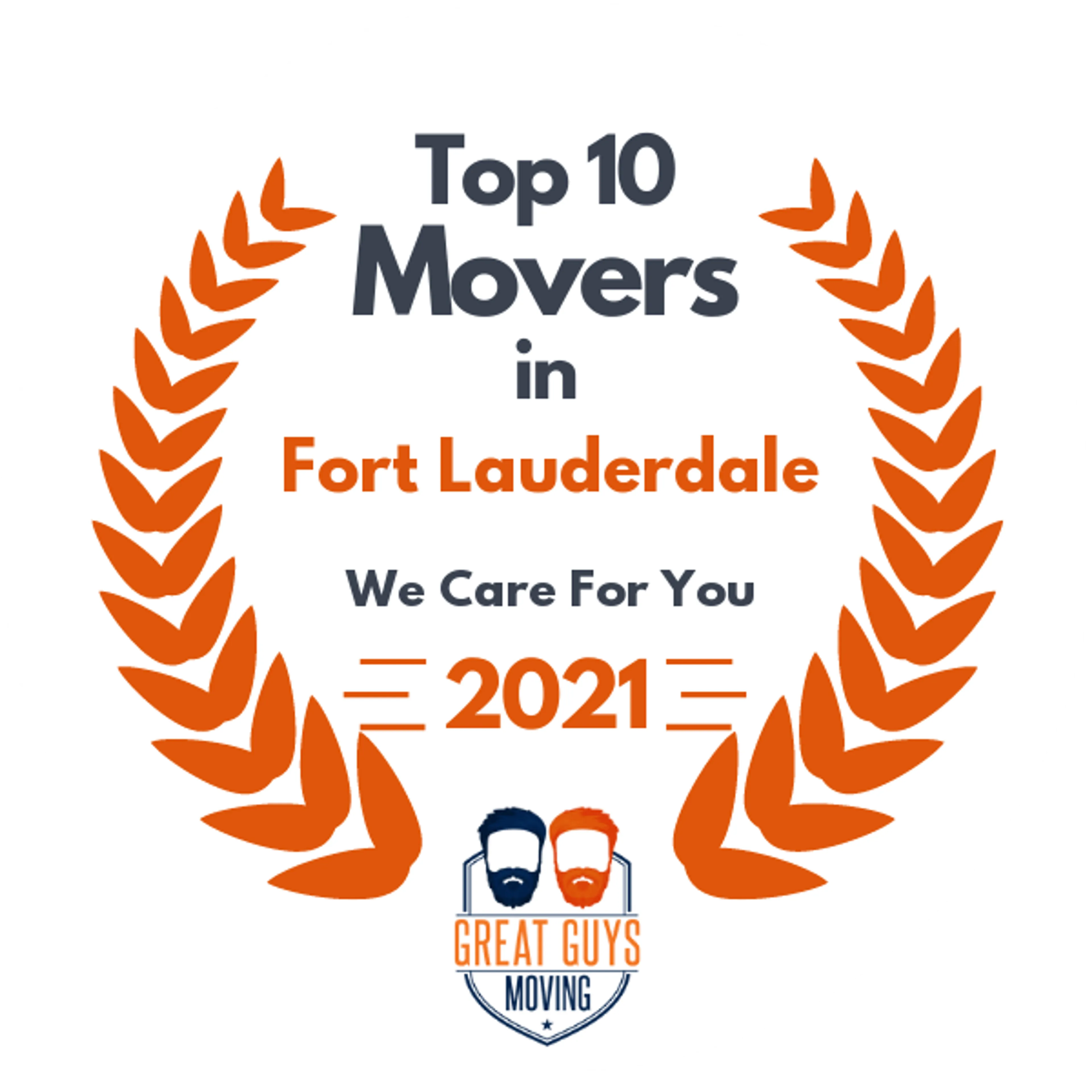 Top 10 Movers in Fort Lauderdale, FL 2021 award