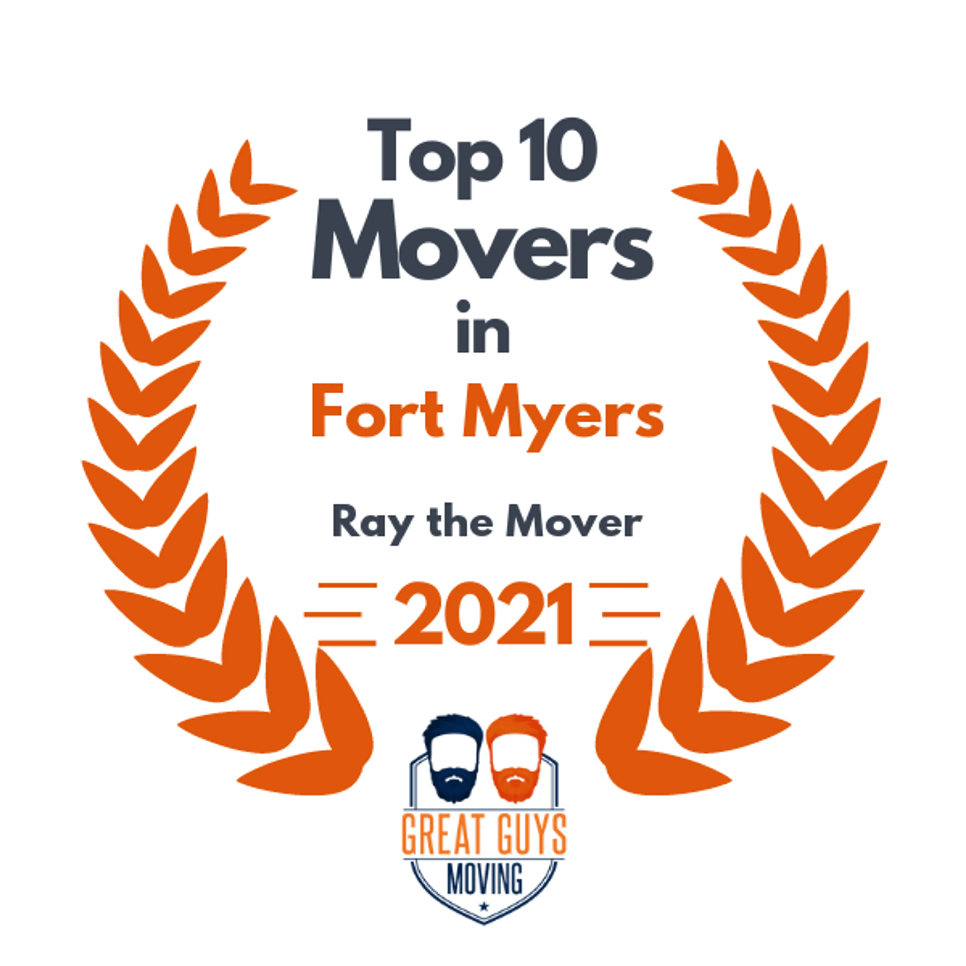 Top 10 Movers in Cape Coral, FL 2021 award