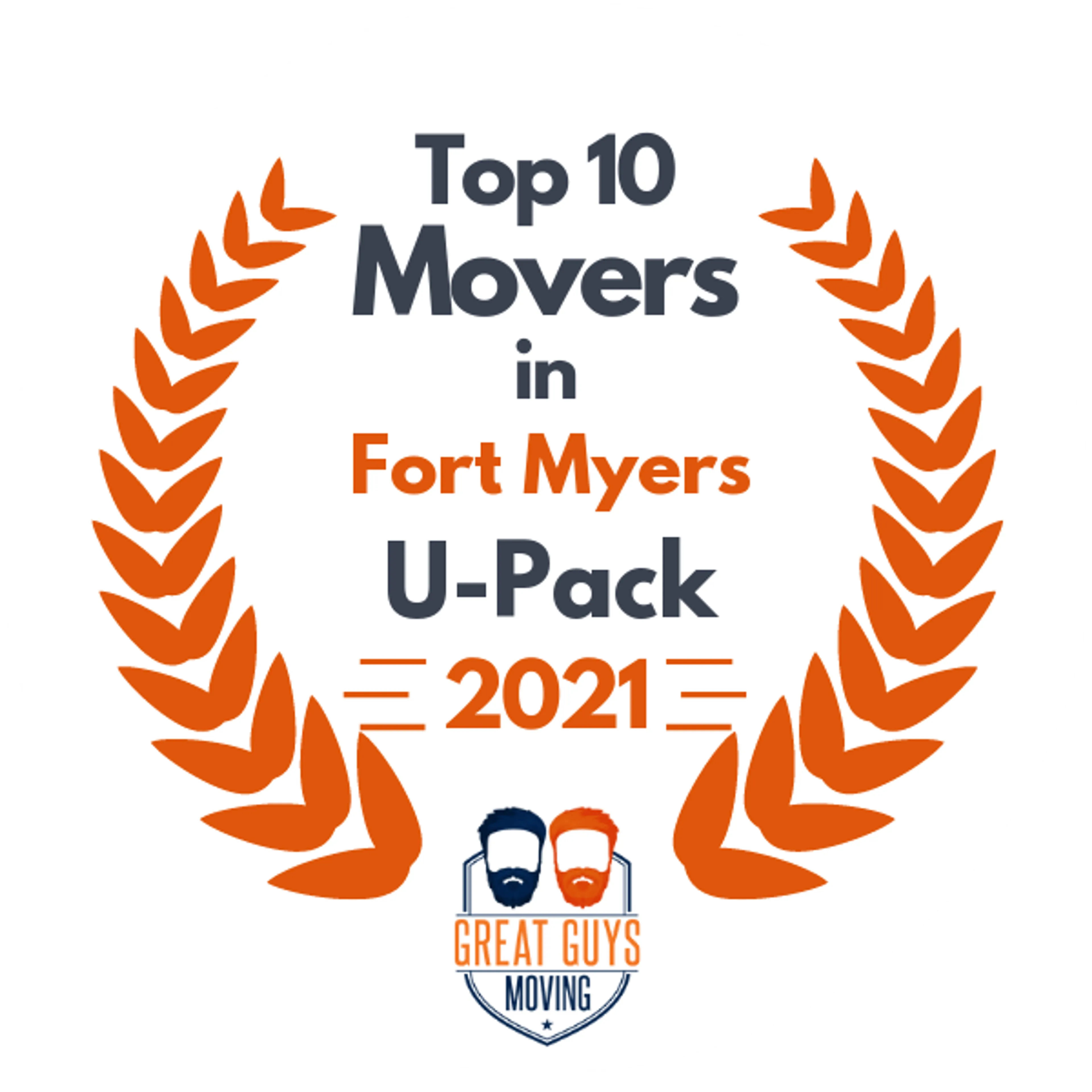 Top 10 Movers in Cape Coral, FL 2021 award