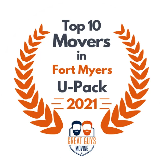 Top 10 Movers in Cape Coral, FL 2021 award