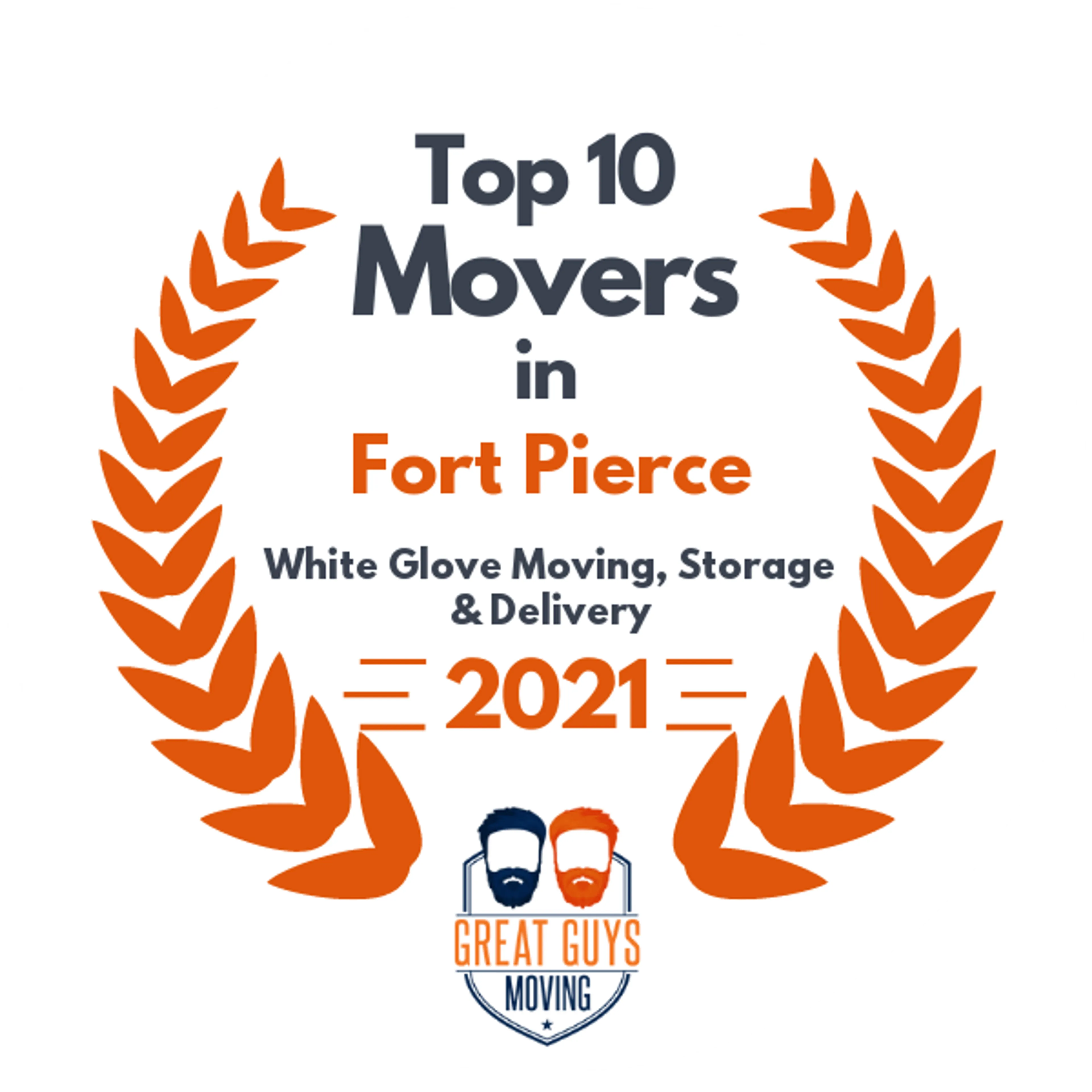 Top 10 Movers in Port St. Lucie, FL 2021 award
