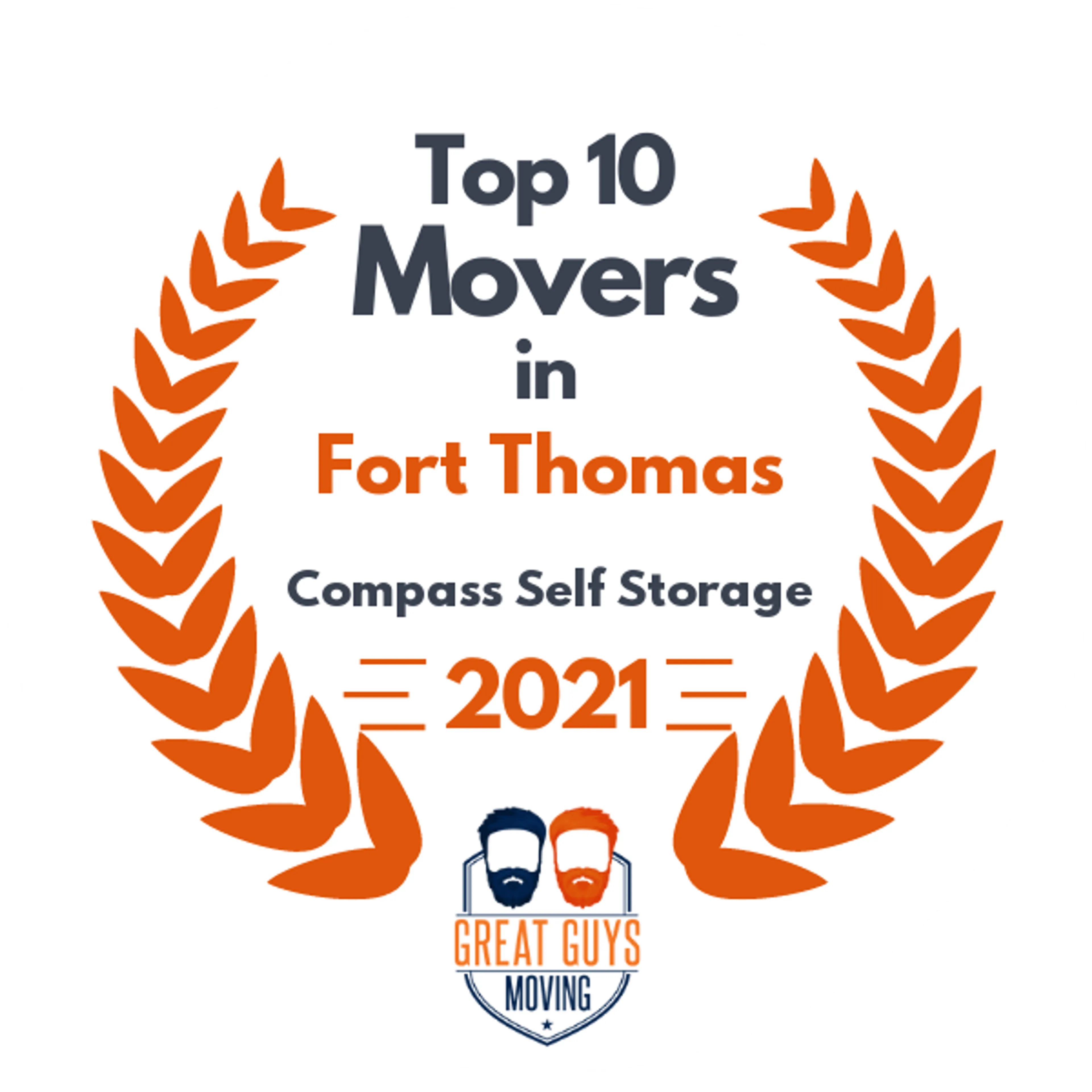 Top 10 Movers in Fort Thomas, KY 2021 award