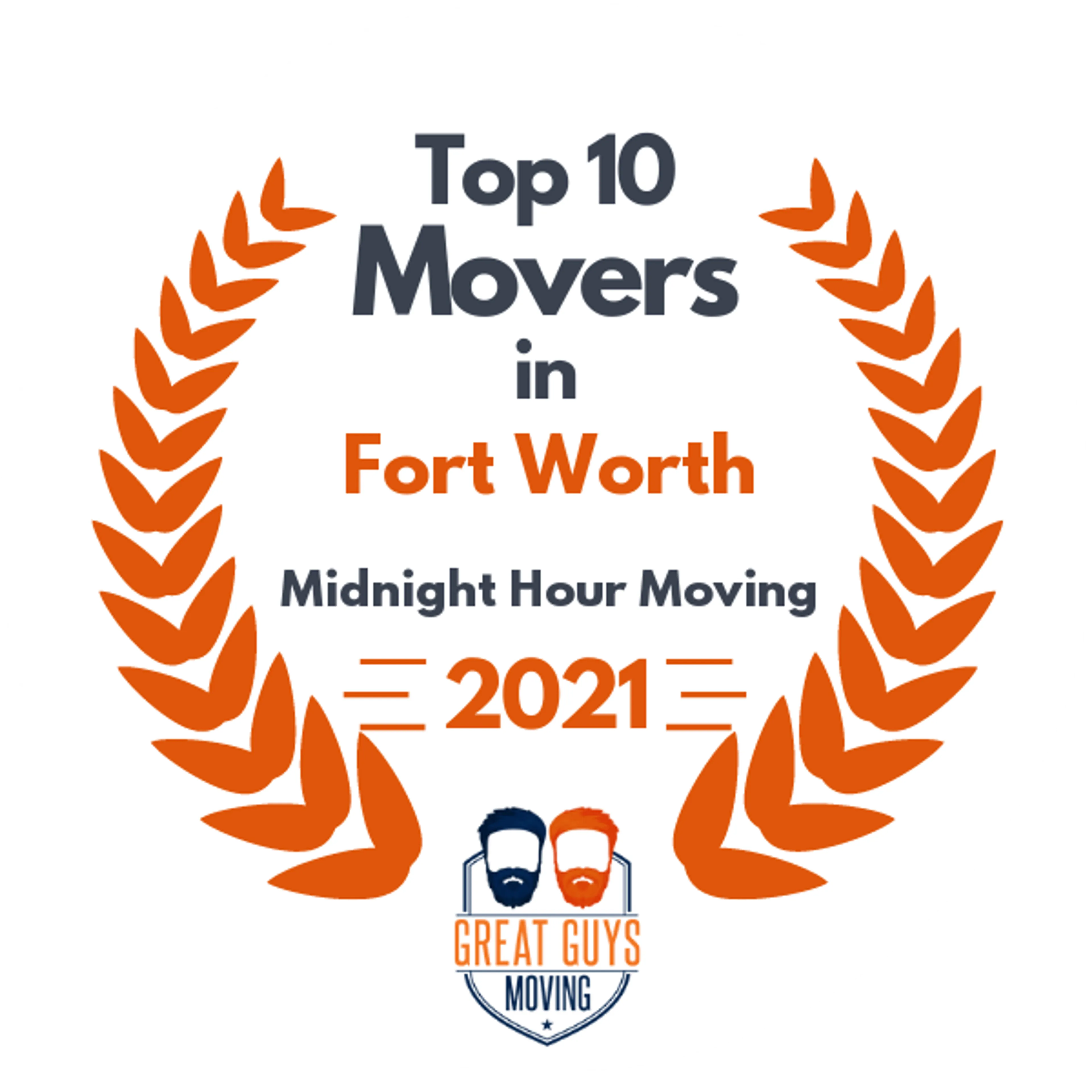Top 10 Movers in Dallas, TX 2021 award