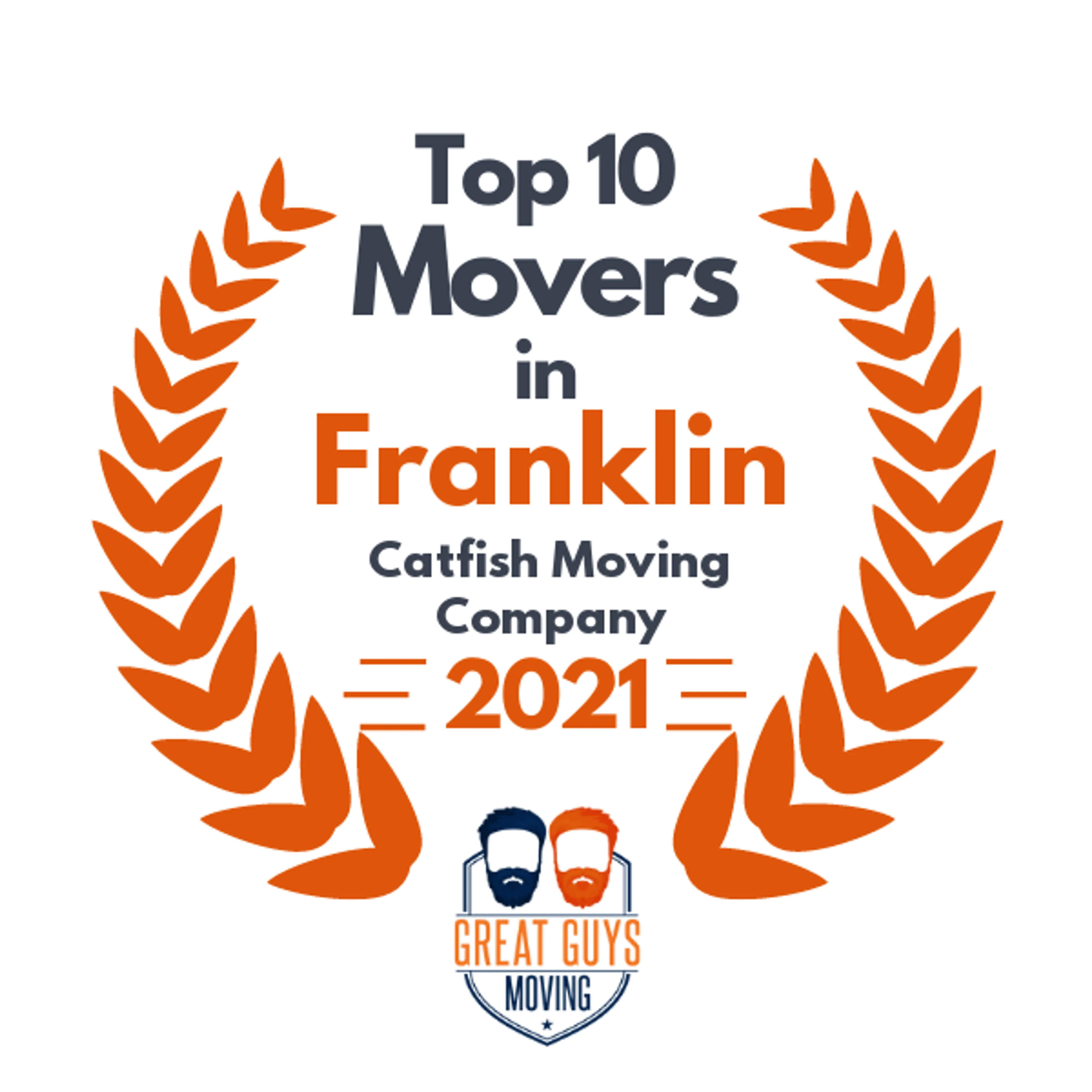 Top 10 Movers in Nashville, TN 2021 award