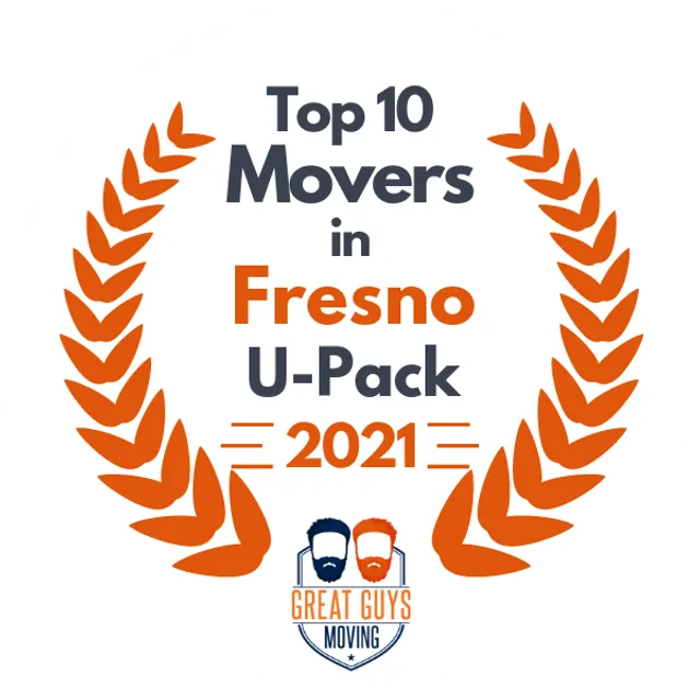 Top 10 Movers in Fresno, CA 2021 award