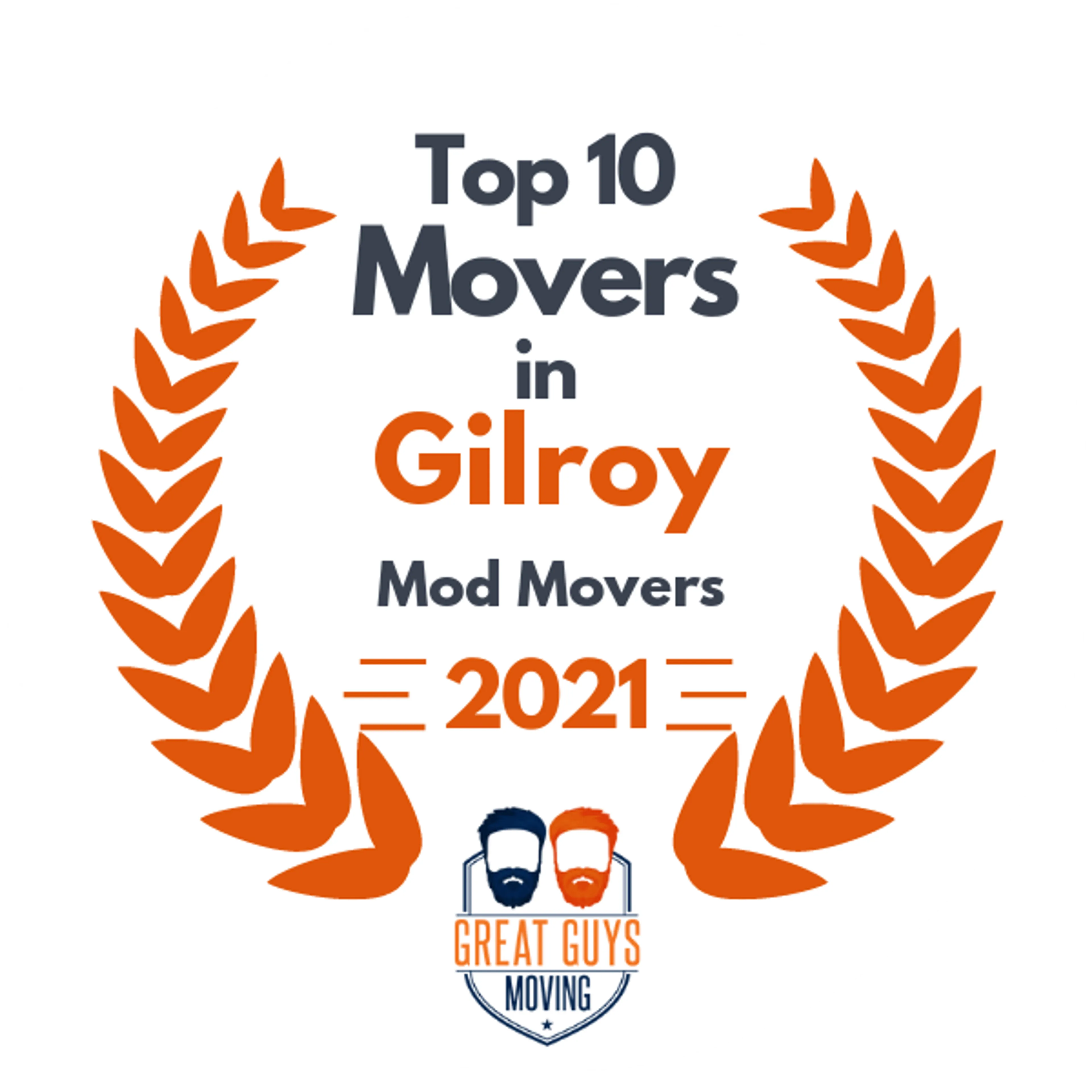 Top 10 Movers in San Jose, CA 2021 award