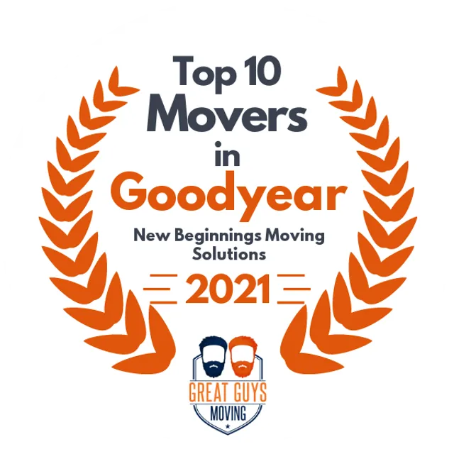 Top 10 Movers in Phoenix, AZ 2021 award