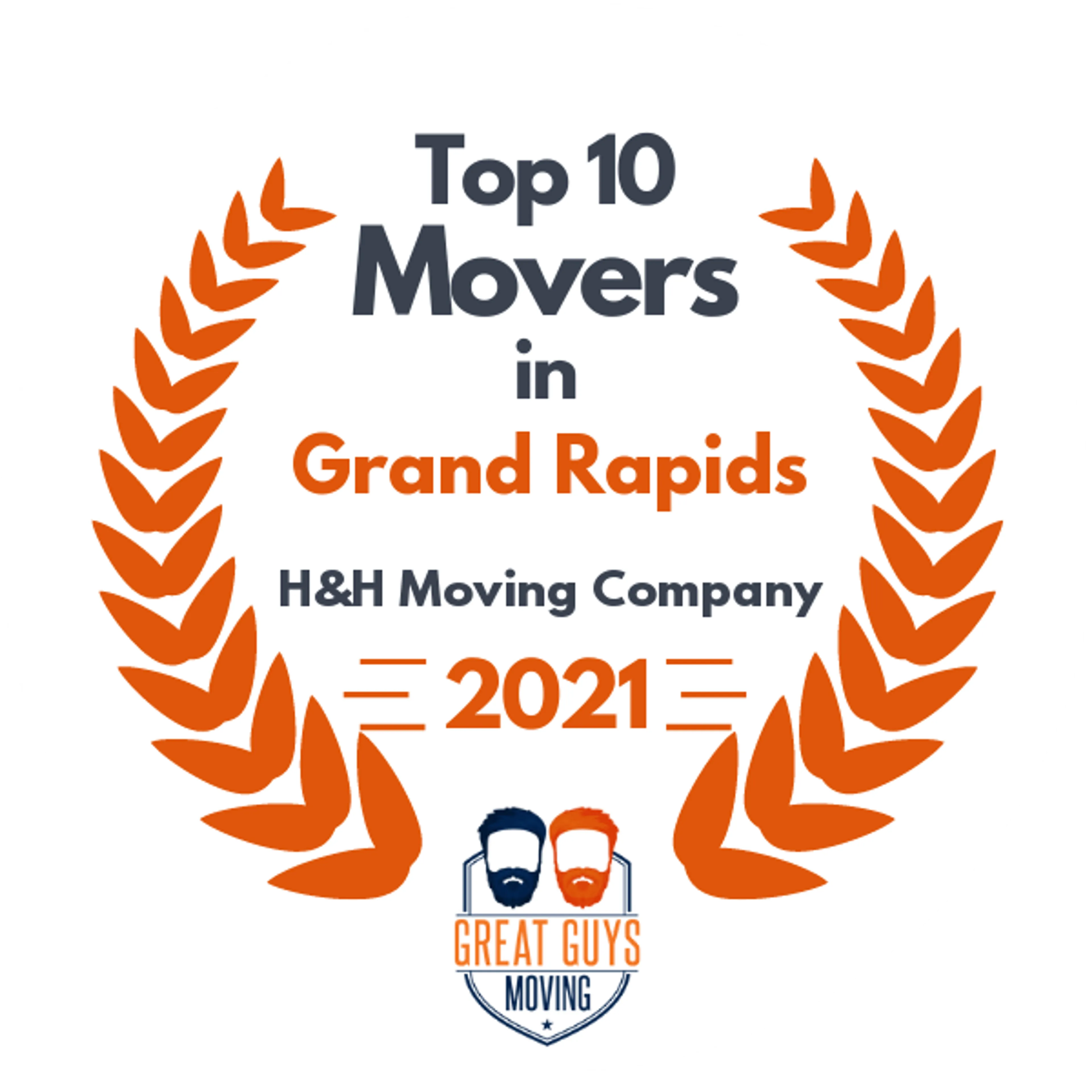 Top 10 Movers in Grand Rapids, MI 2021 award