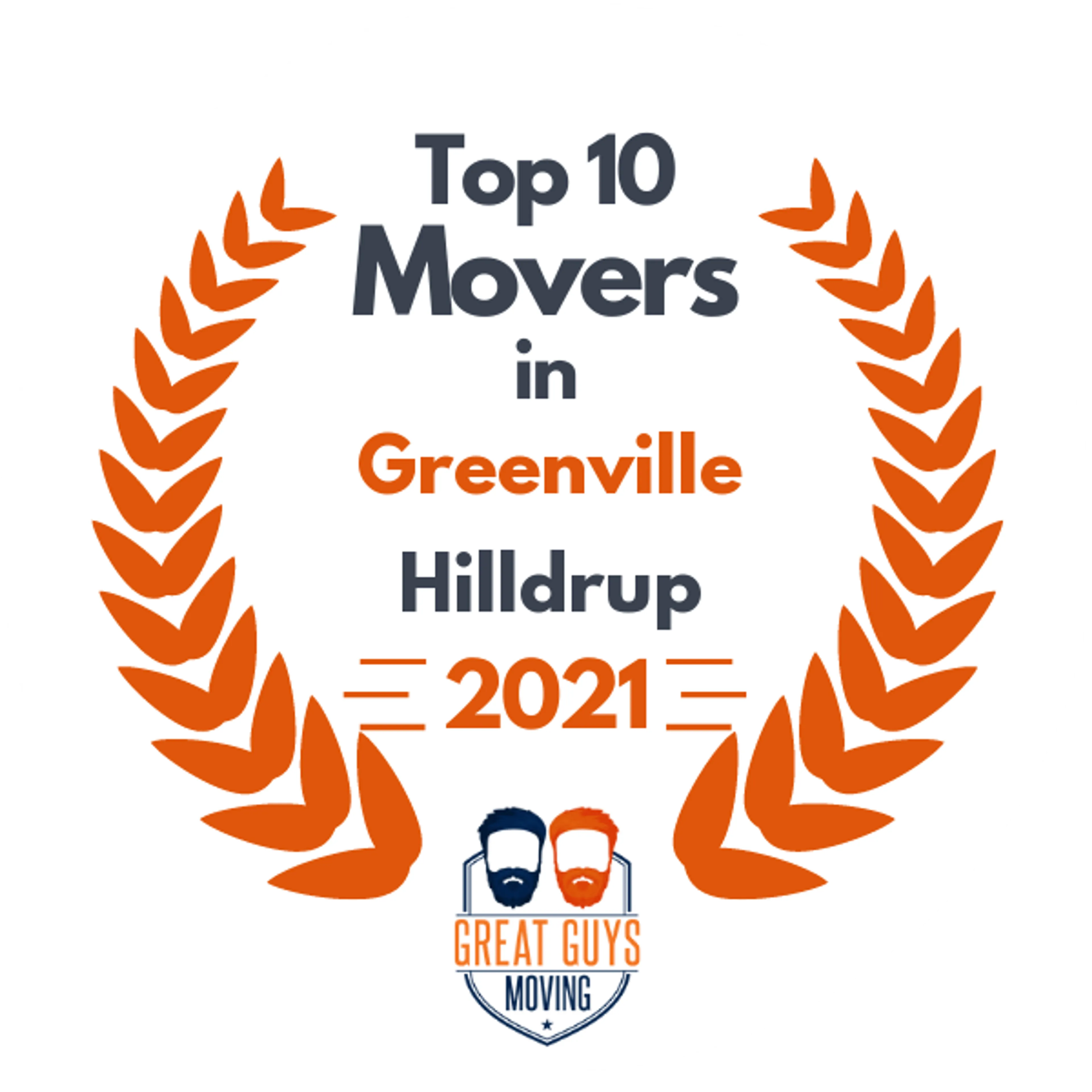 Top 10 Movers in Greenville, SC 2021 award