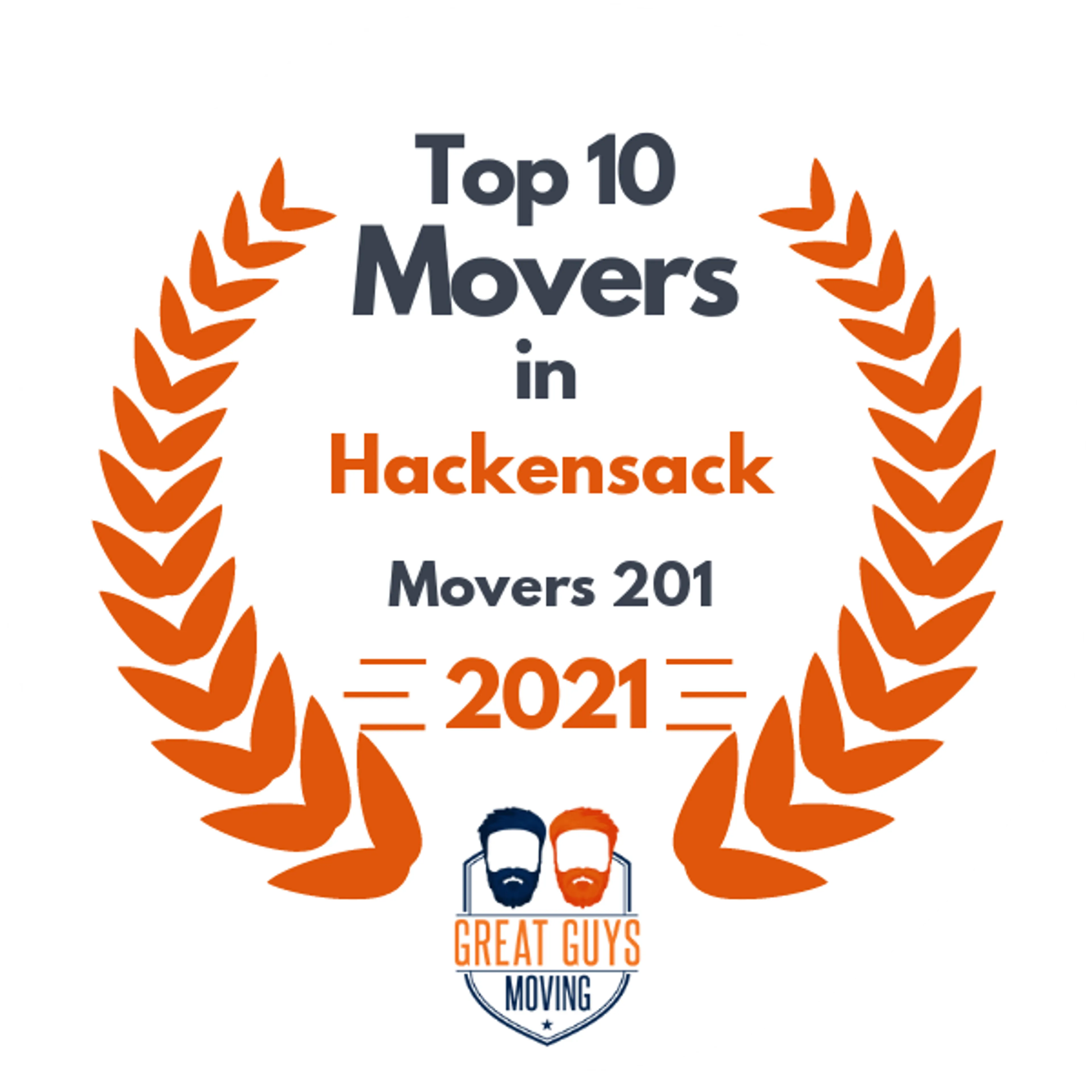 Top 10 Movers in Newark, NJ 2021 award