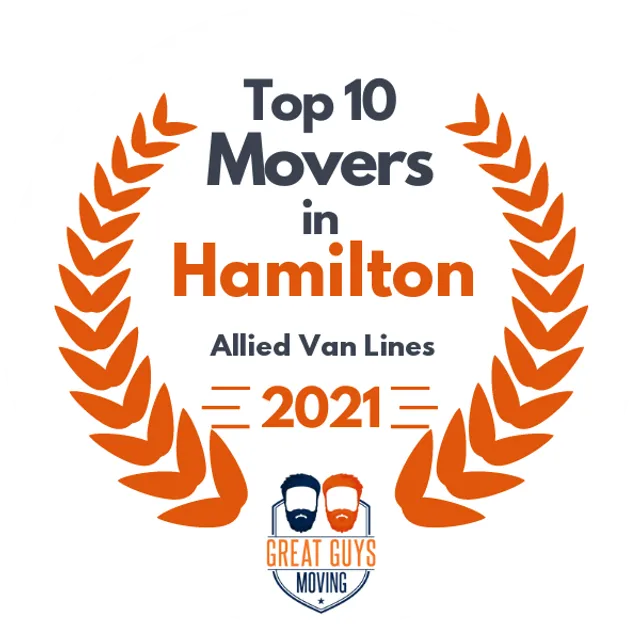 Top 10 Movers in Cincinnati, OH 2021 award