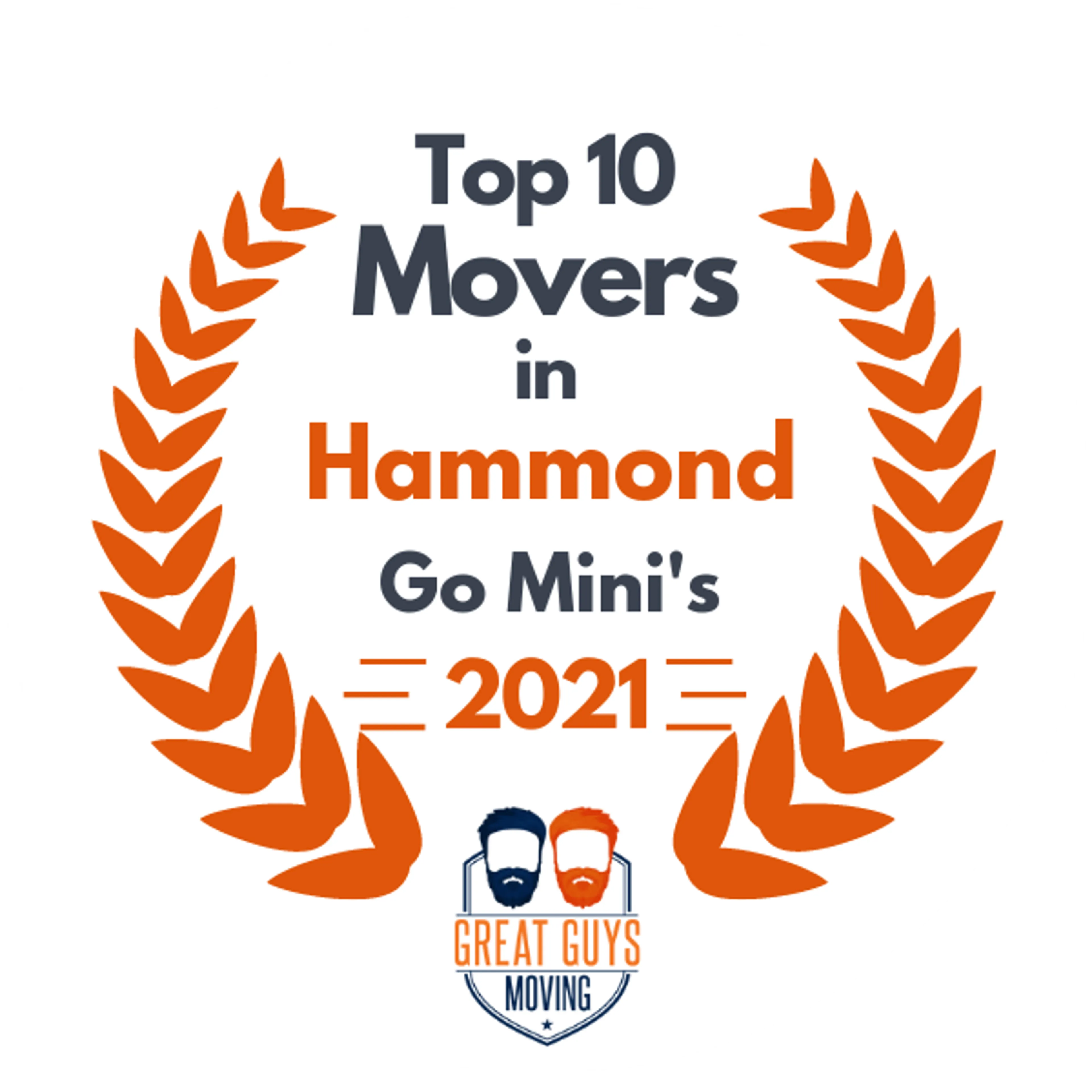 Top 10 Movers in New Orleans, LA 2021 award