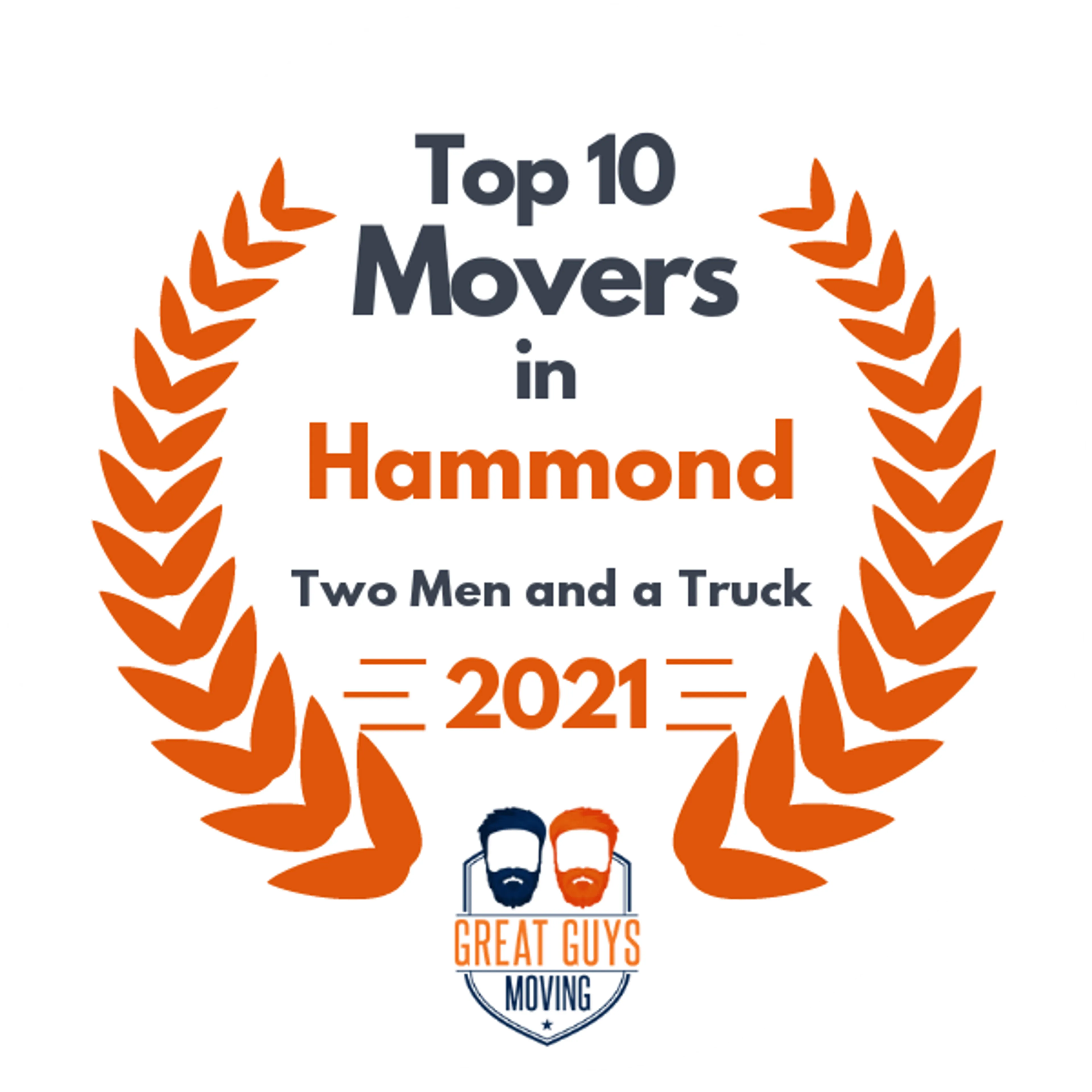 Top 10 Movers in Hammond, IN 2021 award