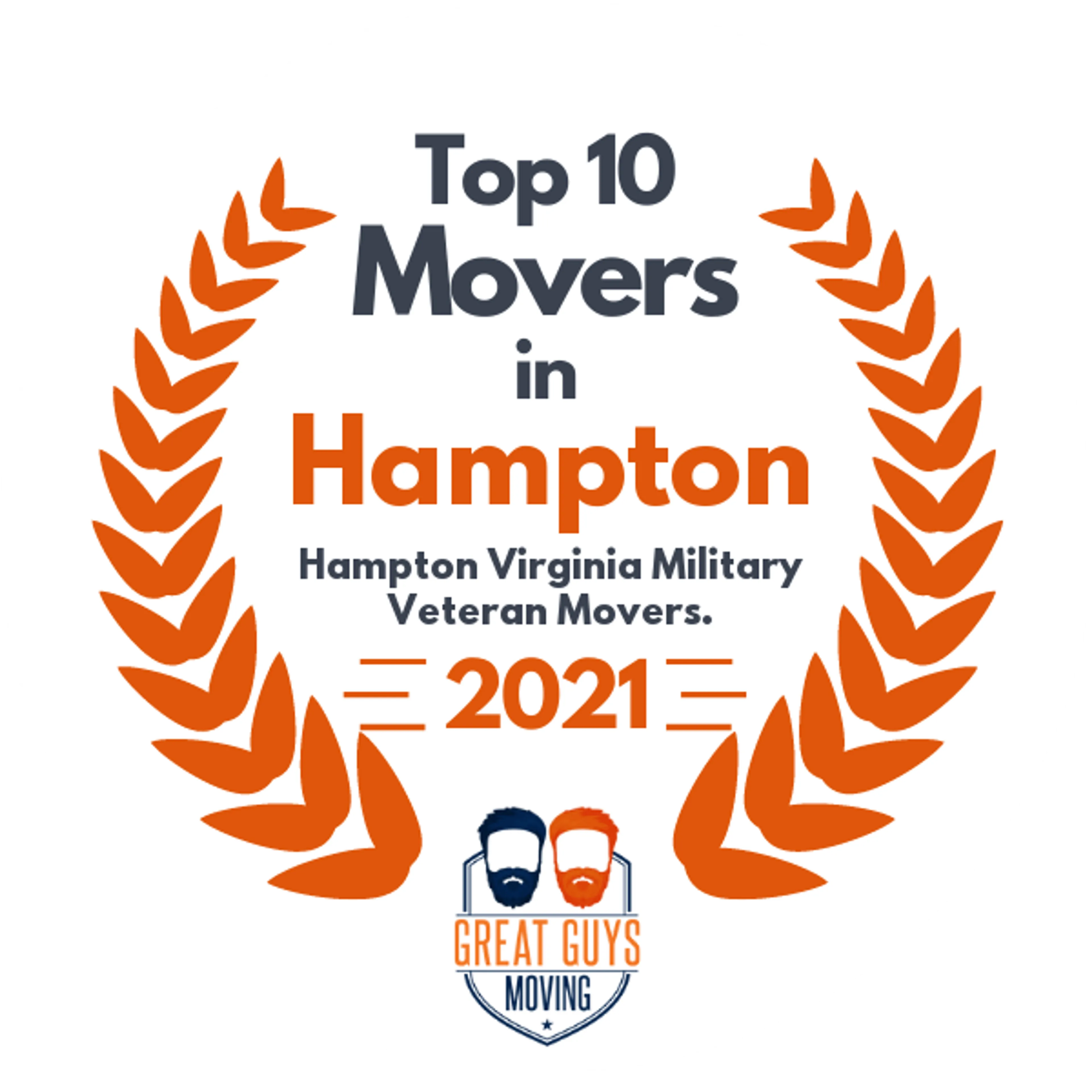 Top 10 Movers in Virginia Beach, VA 2021 award