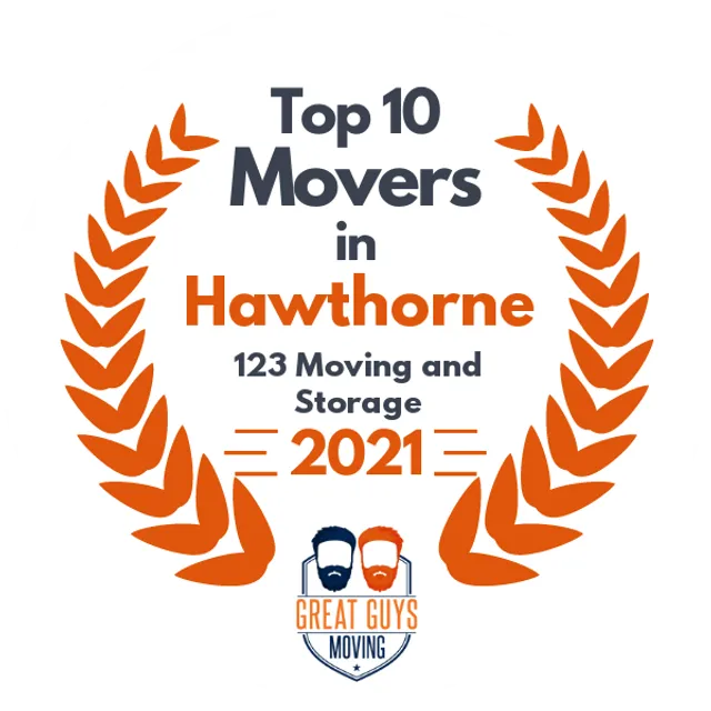 Top 10 Movers in Santa Monica, CA 2021 award