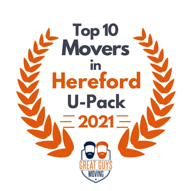 Top 10 Movers in Amarillo, TX 2021 award