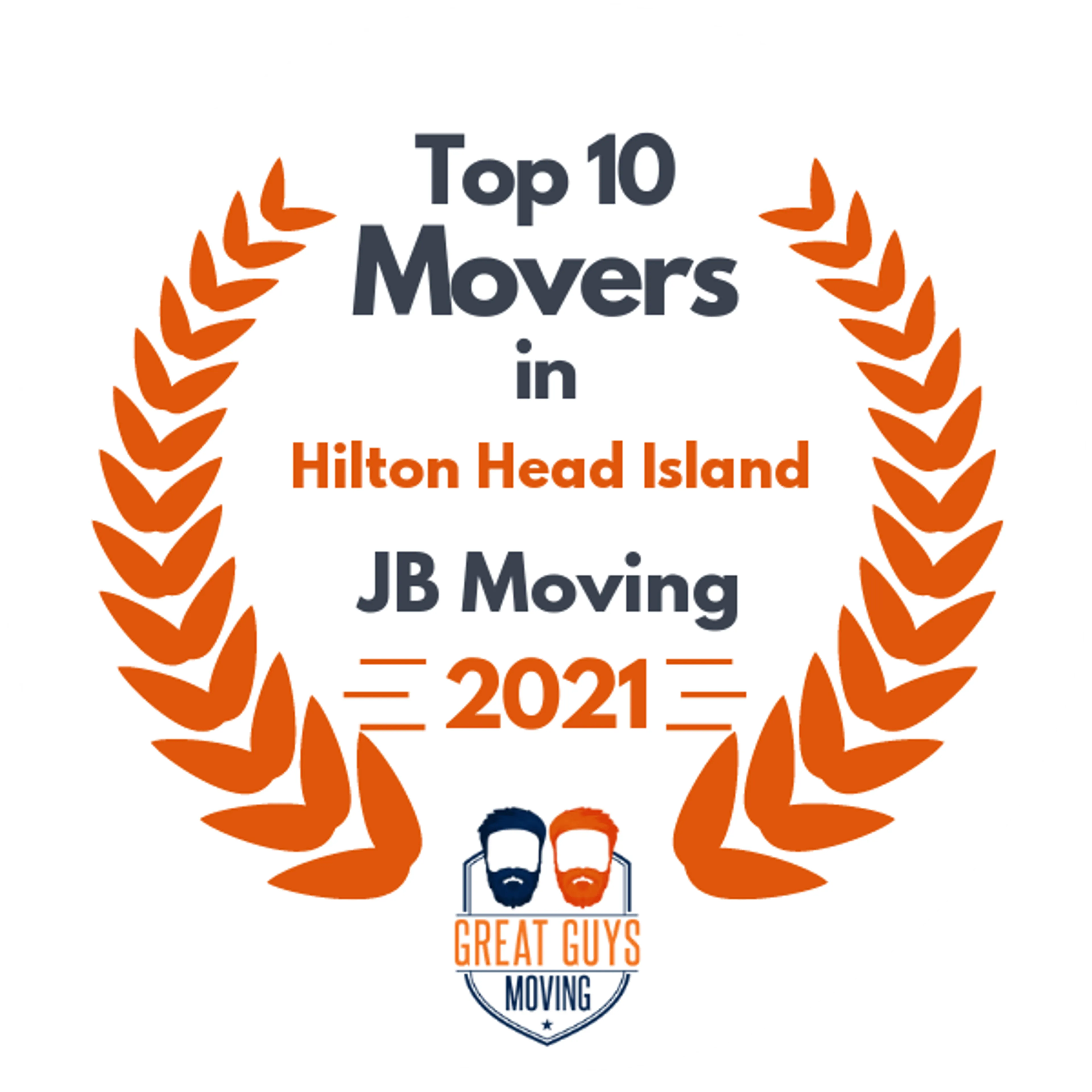 Top 10 Movers in Mount Pleasant, SC 2021 award