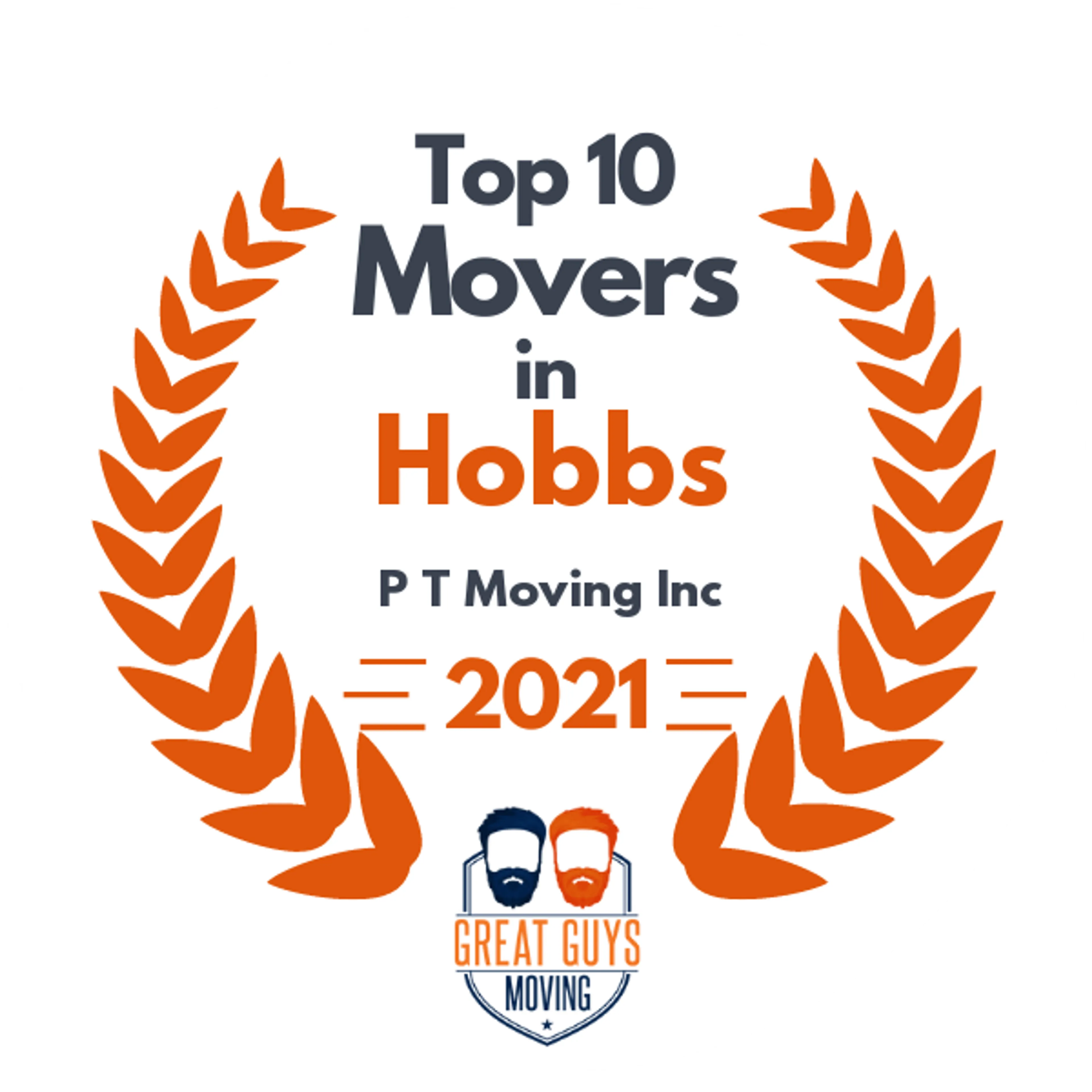 Top 10 Movers in Las Cruces, NM 2021 award