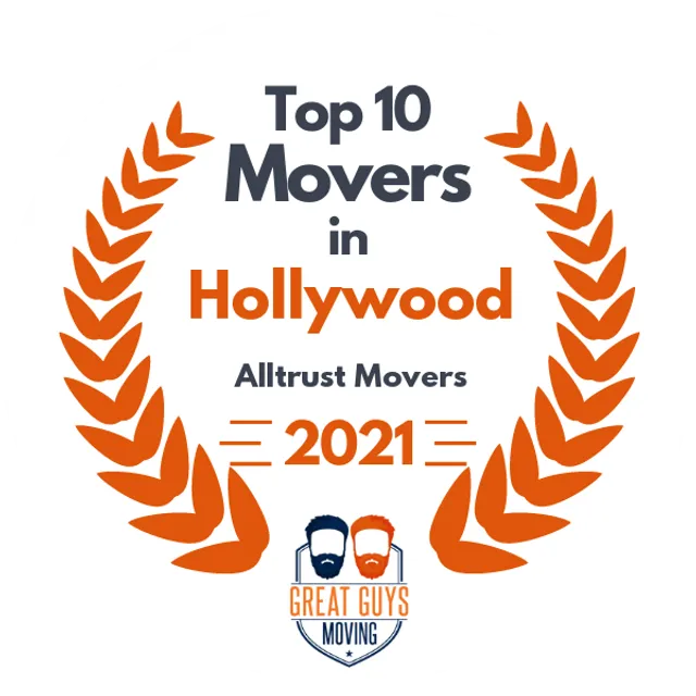 Top 10 Movers in Miami, FL 2021 award