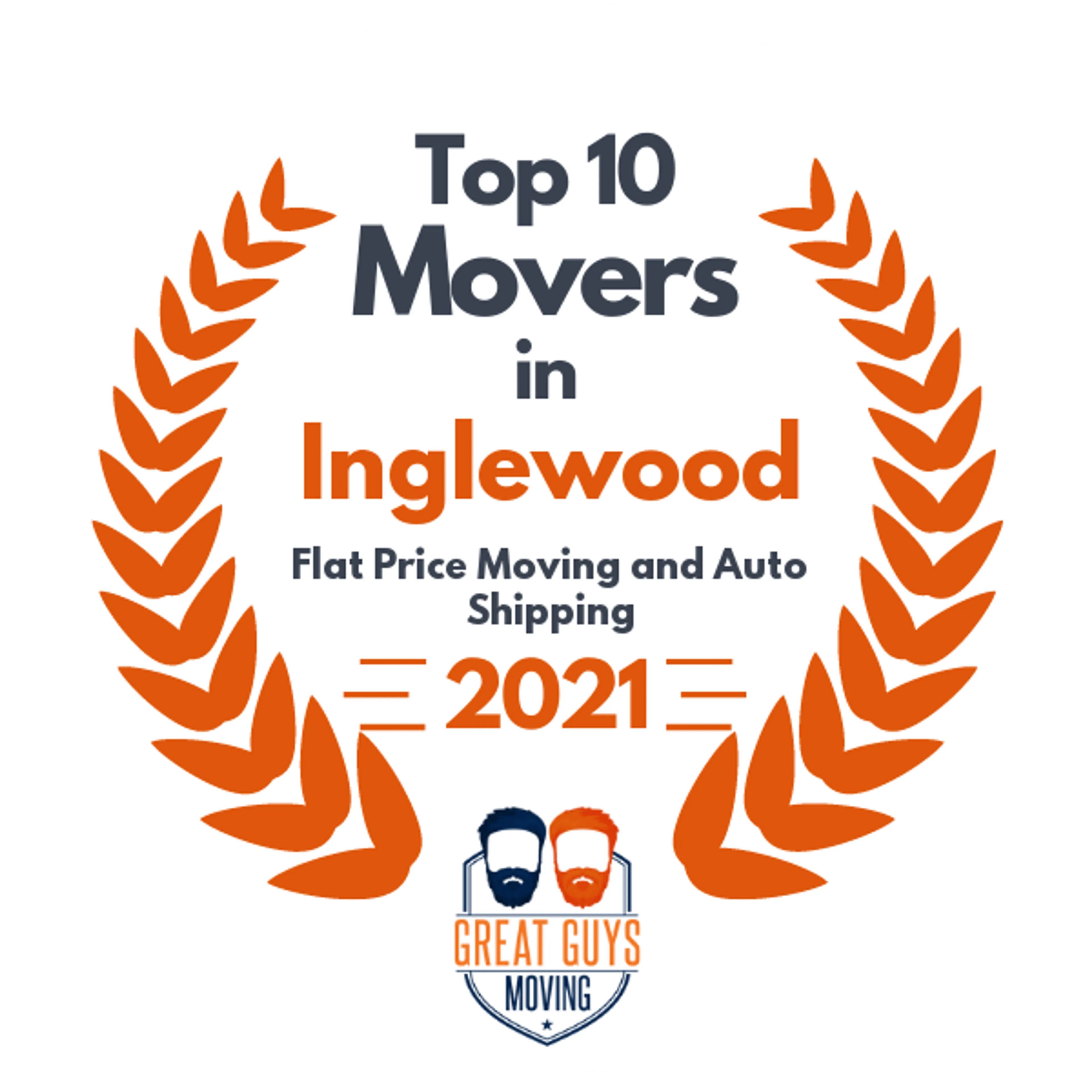 Top 10 Movers in Los Angeles, CA 2021 award