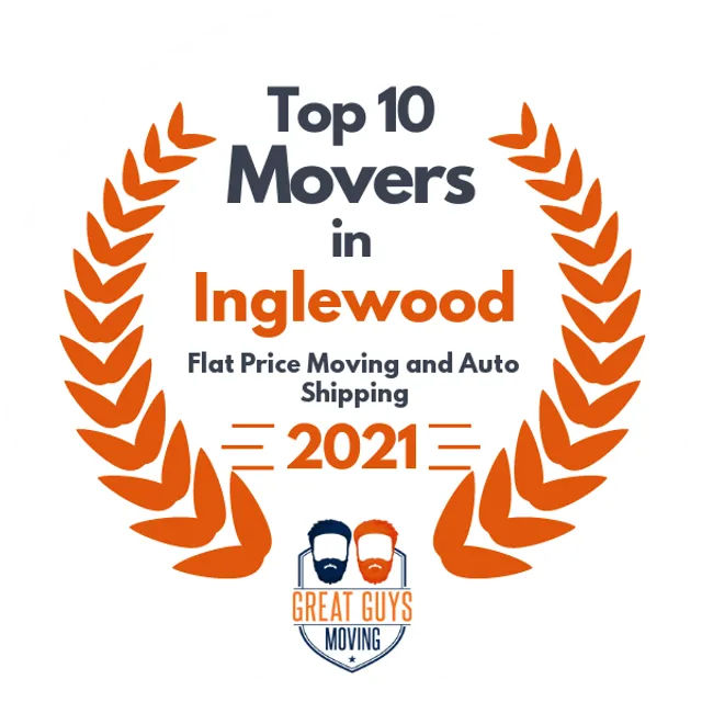 Top 10 Movers in Los Angeles, CA 2021 award