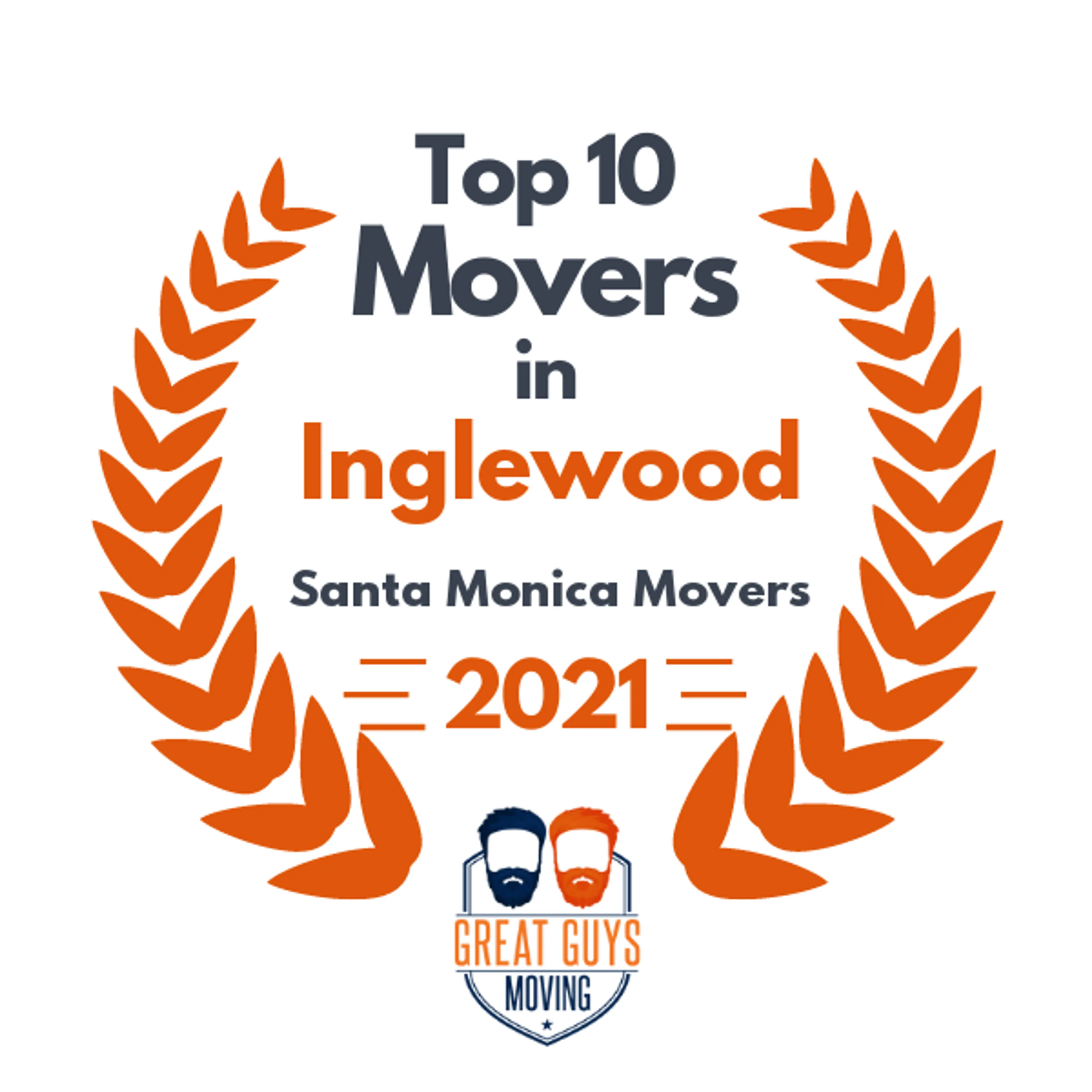 Top 10 Movers in El Monte, CA 2021 award