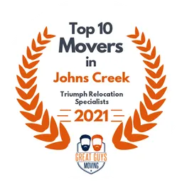 top 10 ranked movers in johns creek 2021 triumph relocation specialists image