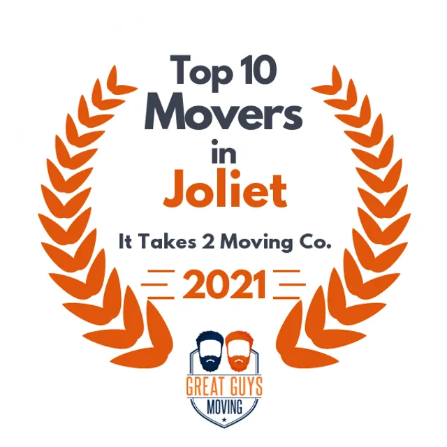 Top 10 Movers in Naperville, IL 2021 award