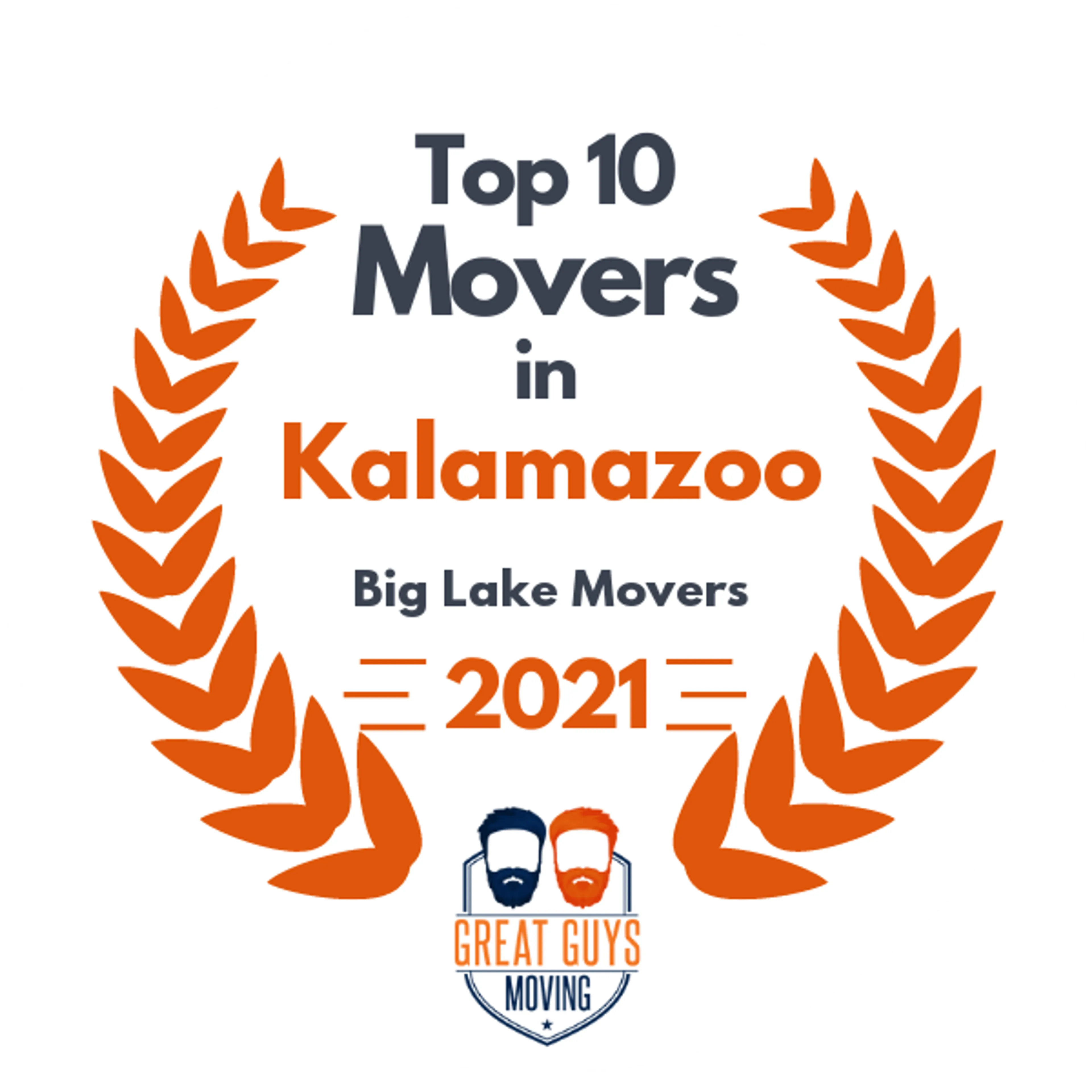 Top 10 Movers in Kalamazoo, MI 2021 award