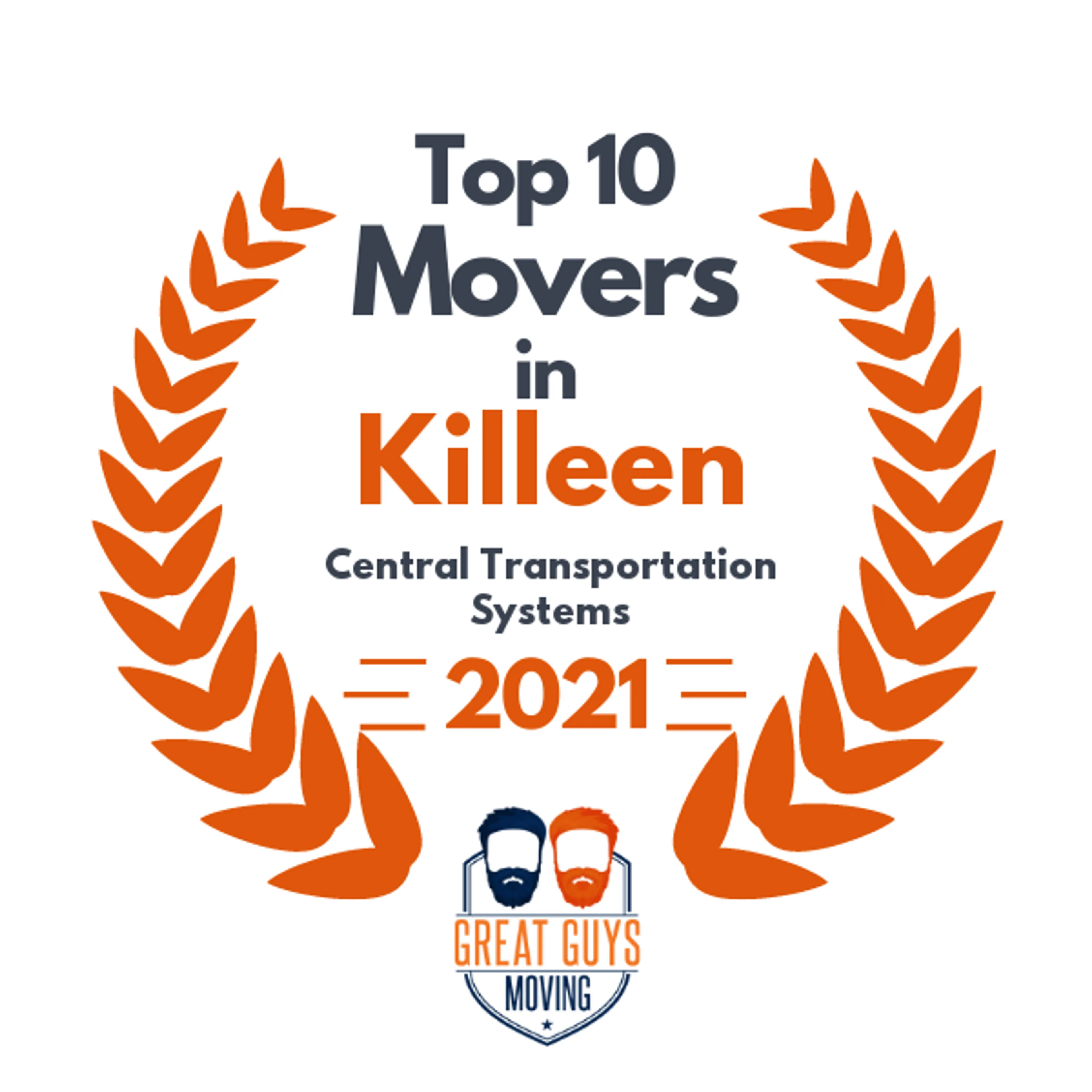 Top 10 Movers in Killeen, TX 2021 award