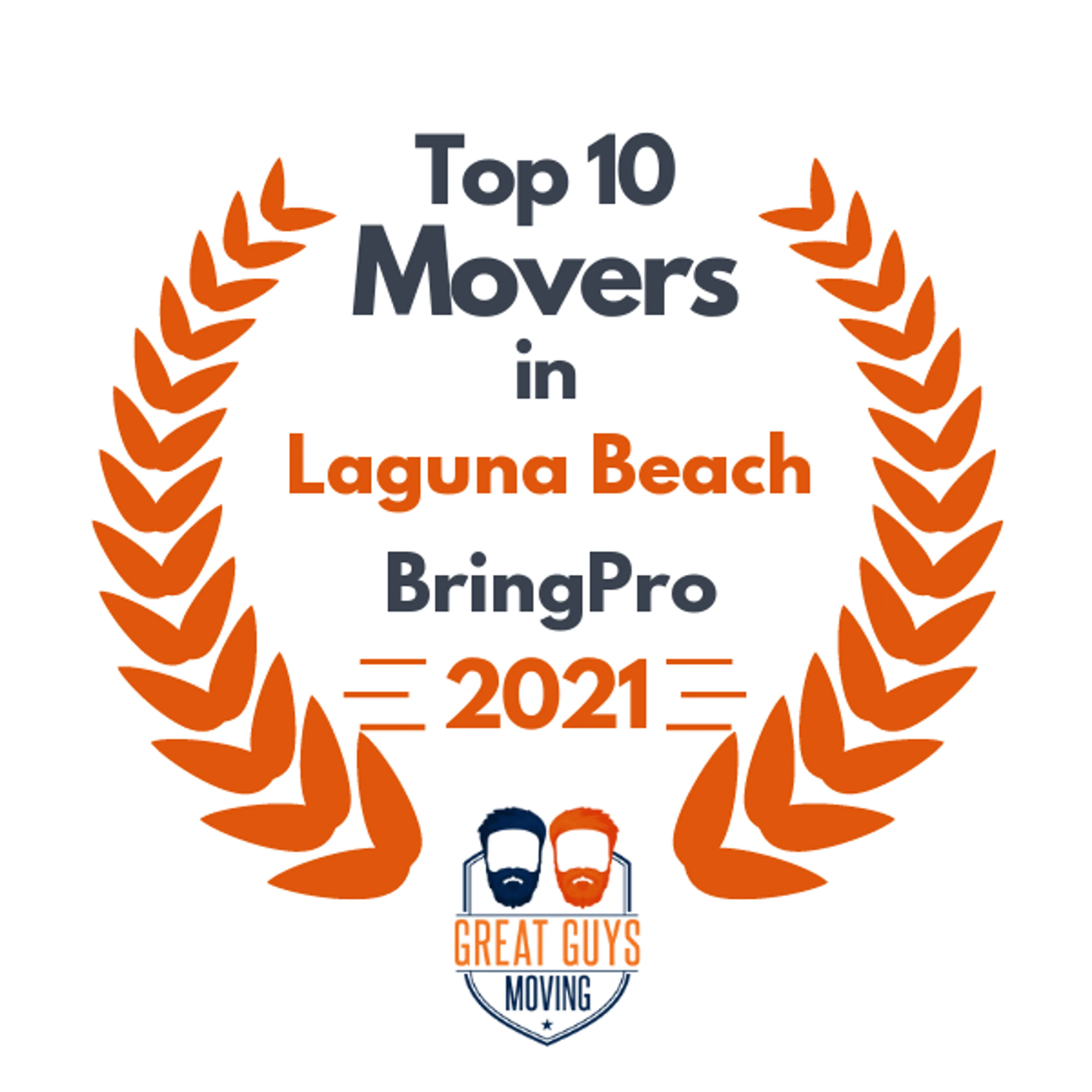 Top 10 Movers in Anaheim, CA 2021 award