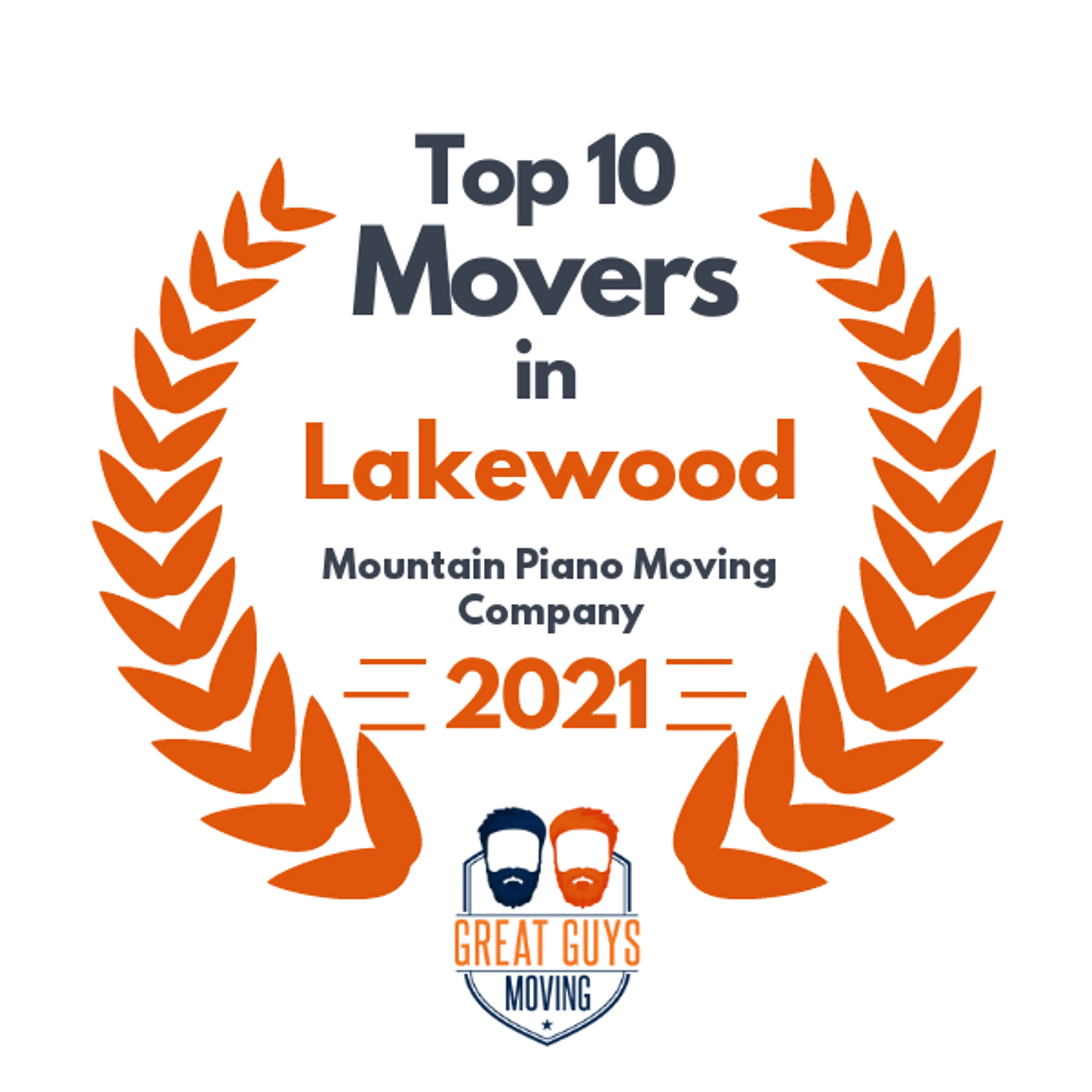 Top 10 Movers in Denver, CO 2021 award