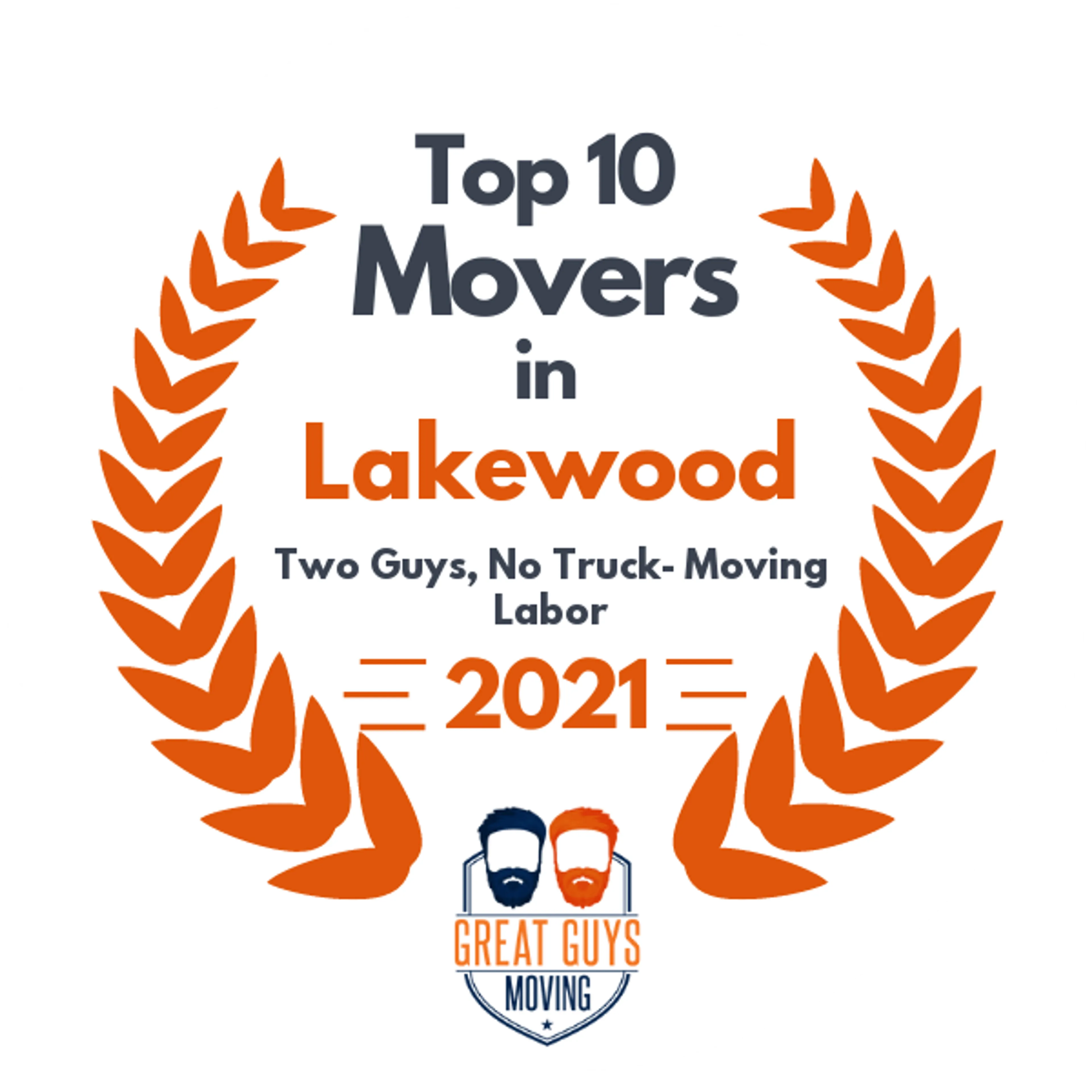 Top 10 Movers in Denver, CO 2021 award