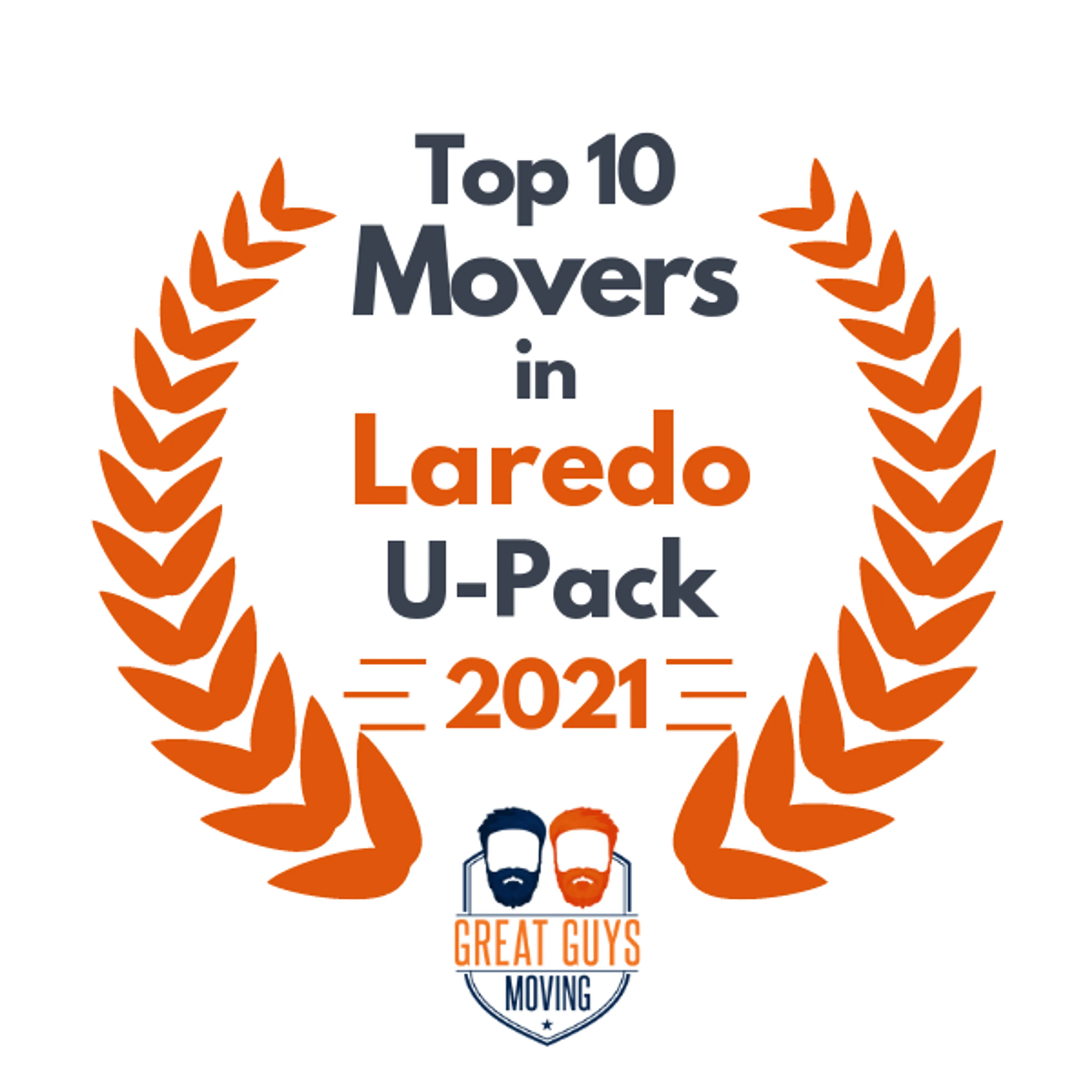 Top 10 Movers in Laredo, TX 2021 award