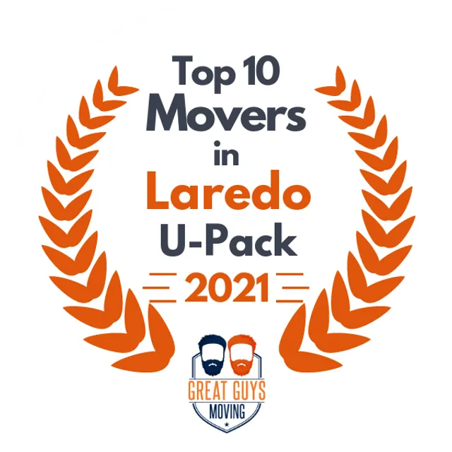 Top 10 Movers in Laredo, TX 2021 award