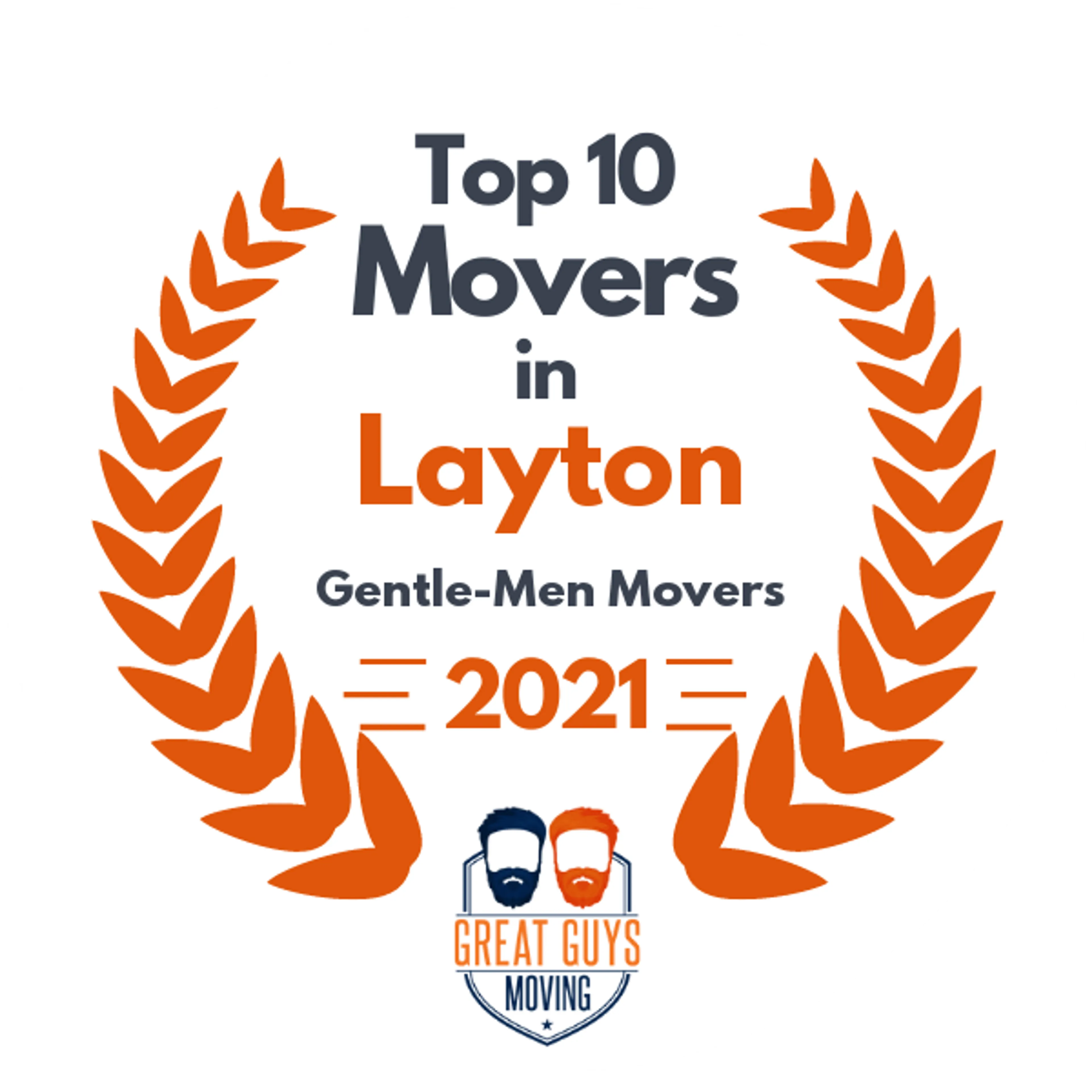 Top 10 Movers in Layton, UT 2021 award