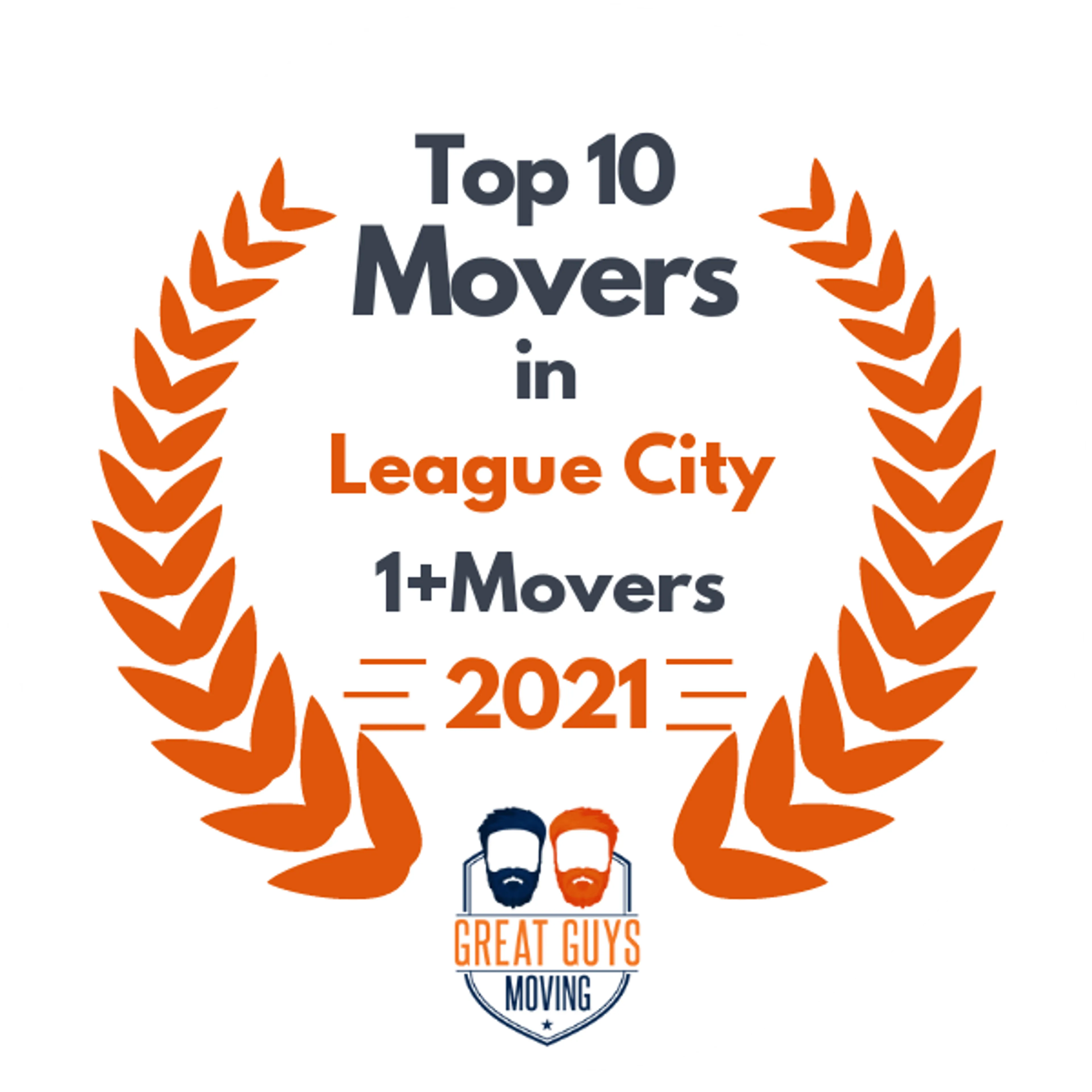 Top 10 Movers in Houston, TX 2021 award
