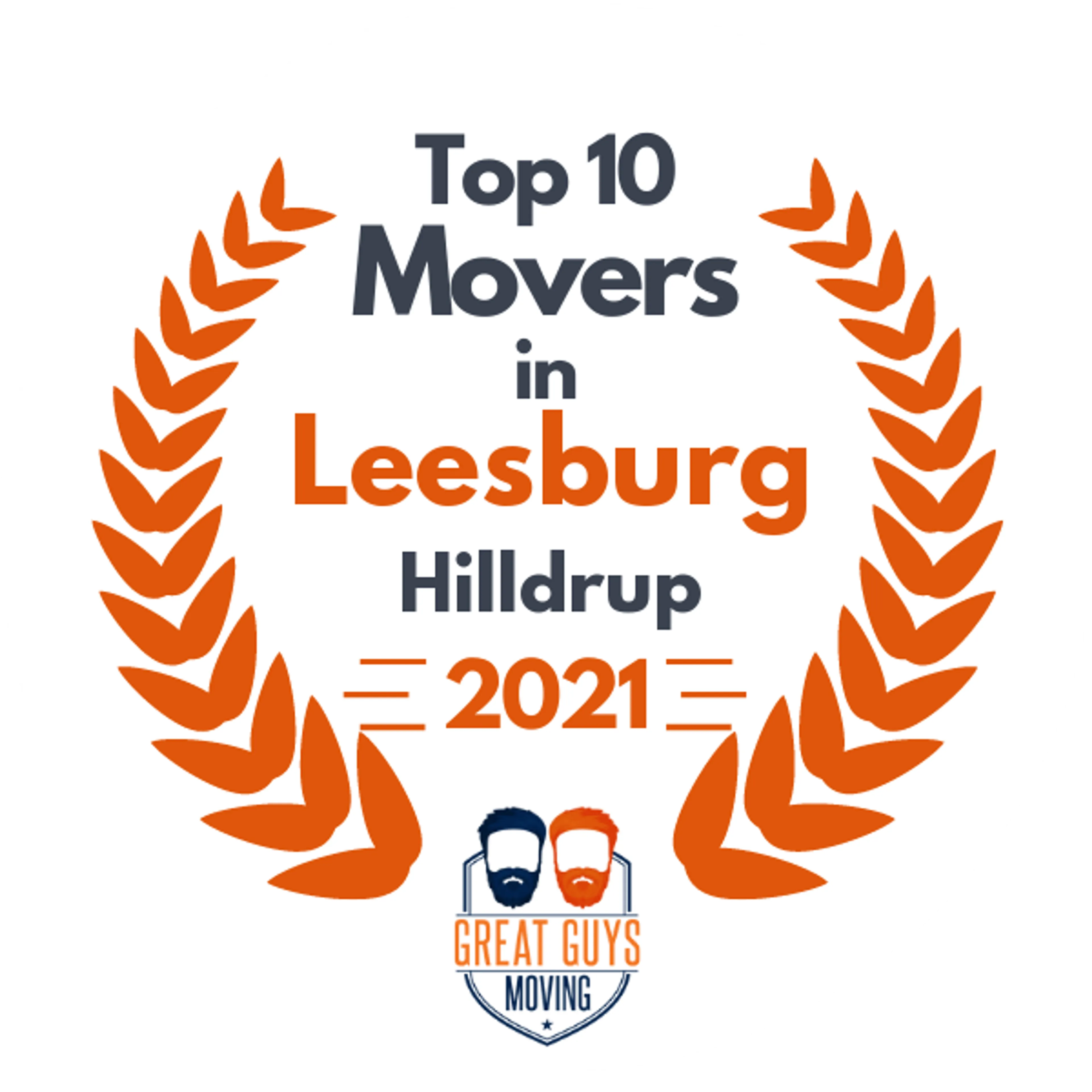 Top 10 Movers in Leesburg, VA 2021 award
